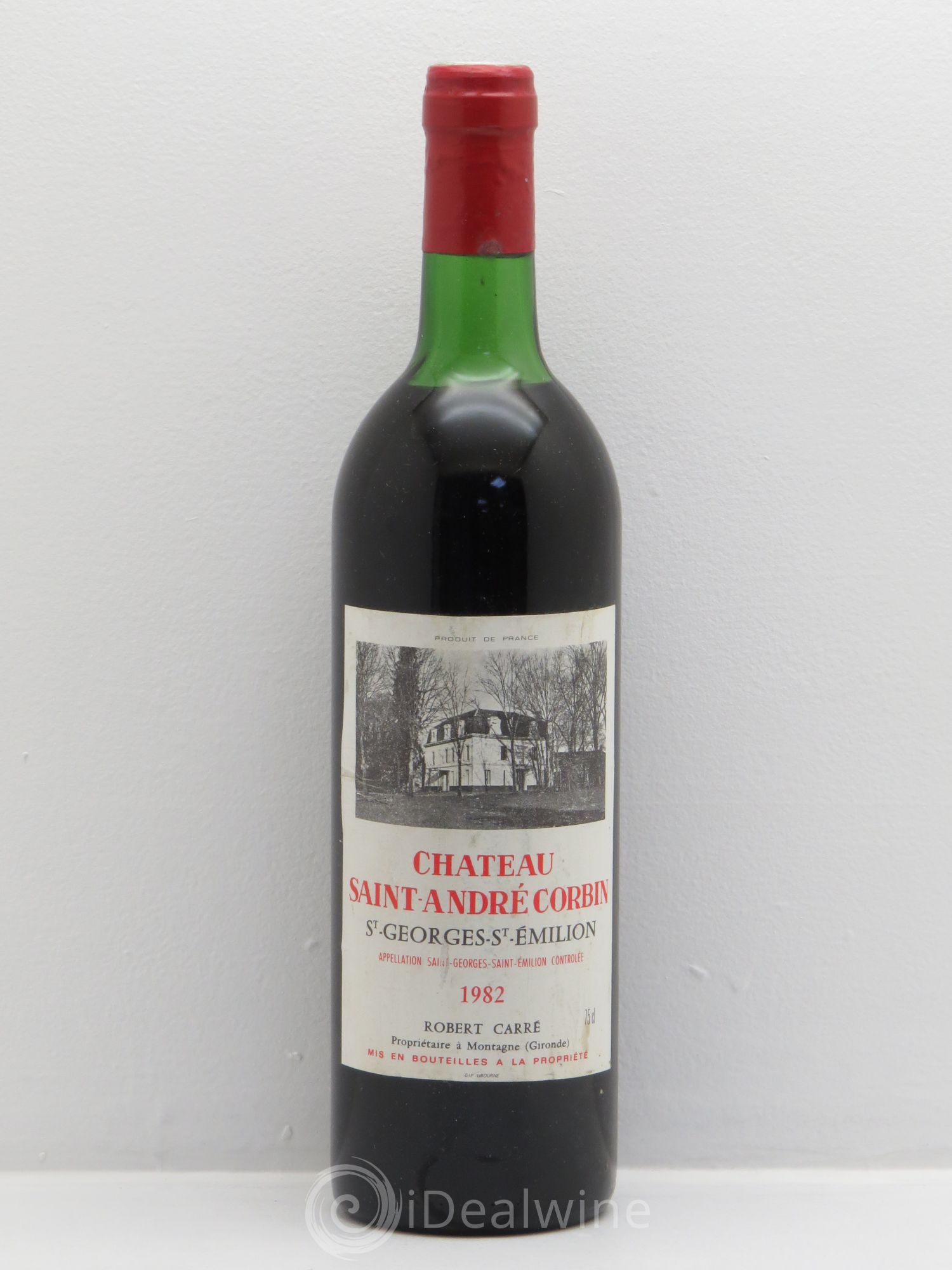 Bordeaux Château Saint André Corbin - Saint Georges St Emilion 1982 - Posten von 6 Flaschen - 0