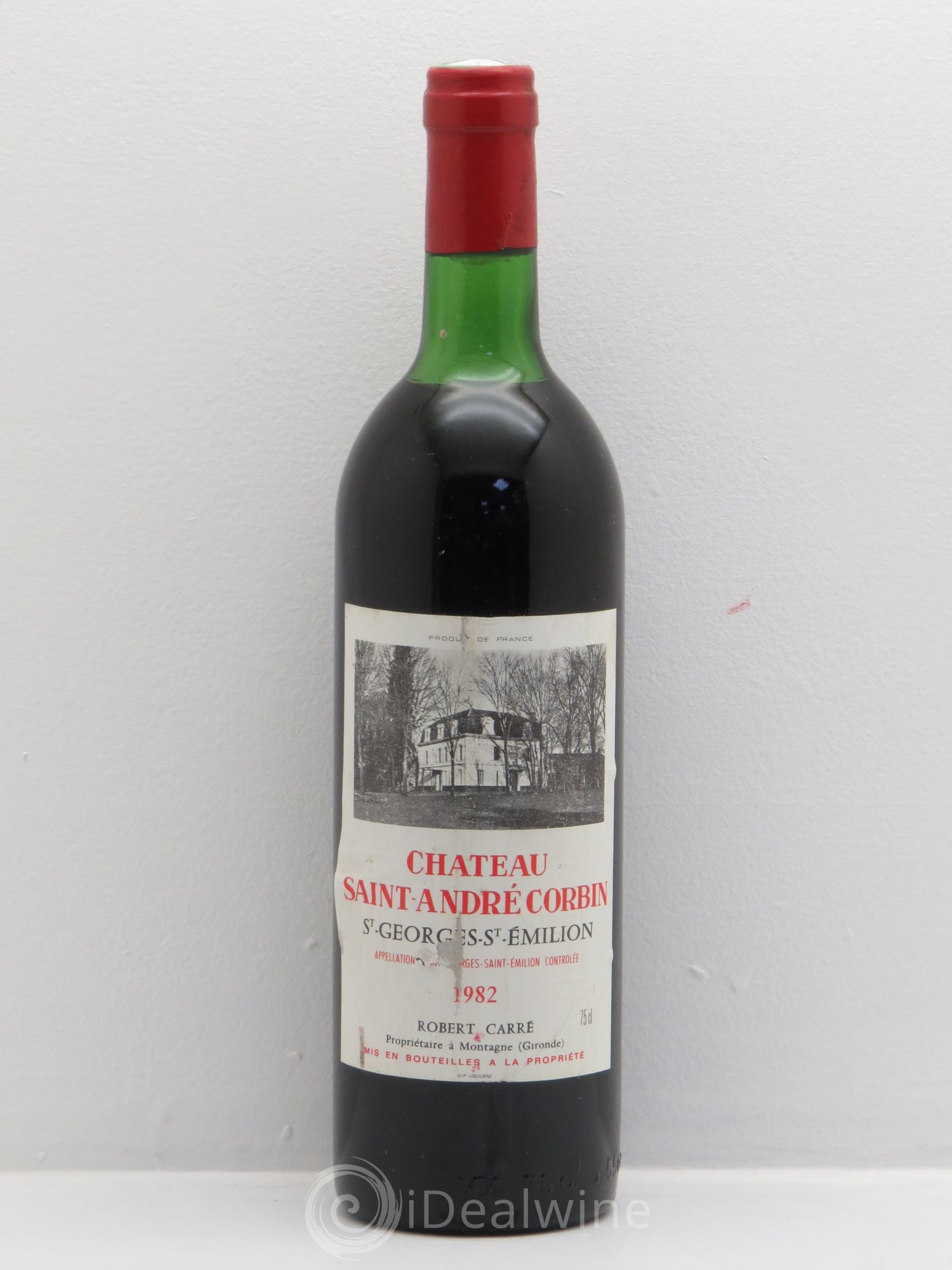 Bordeaux Château Saint André Corbin - Saint Georges St Emilion 1982 - Posten von 6 Flaschen - 0