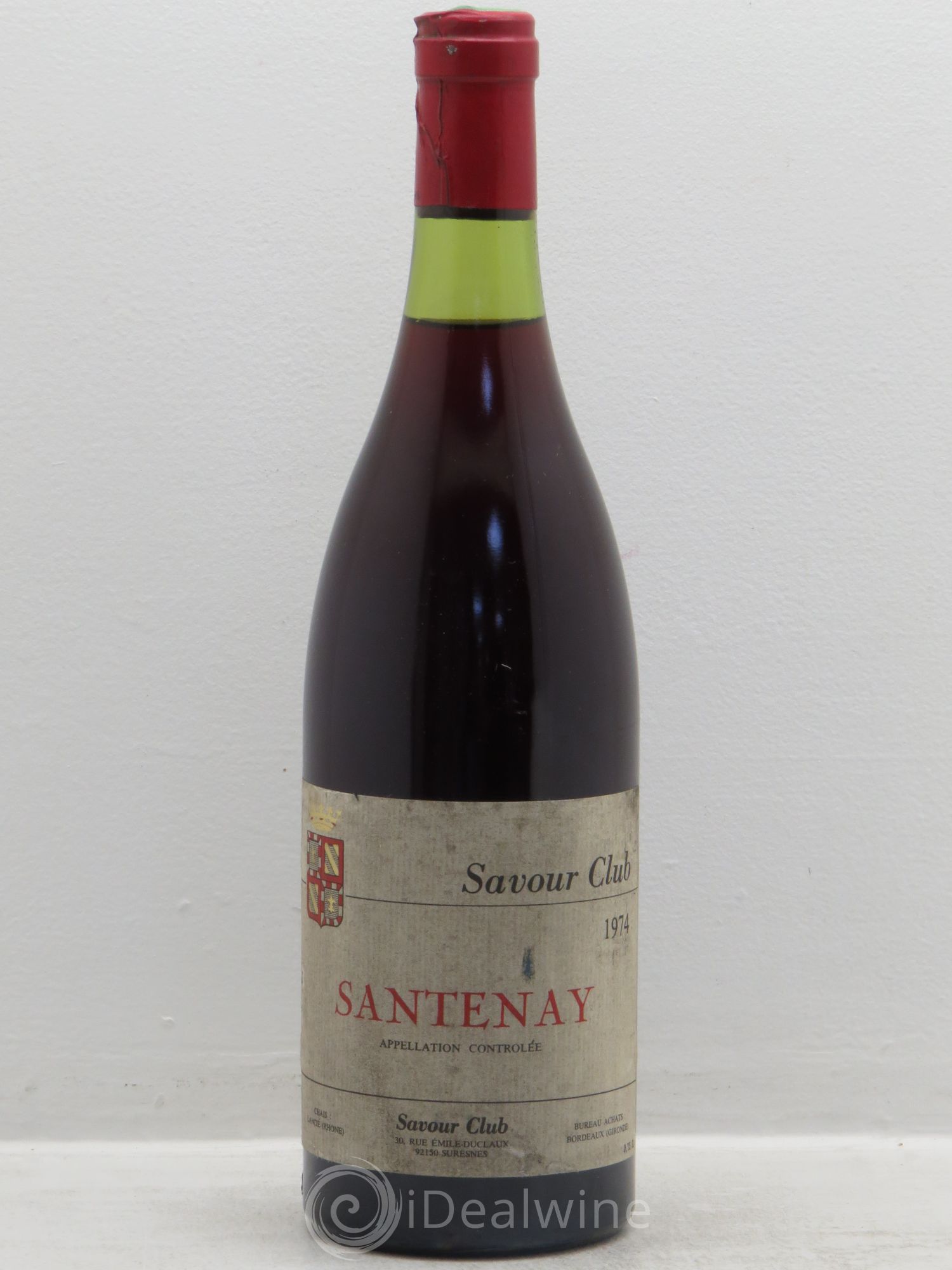 Santenay Savour Club 1974 - Lot de 1 bouteille - 0