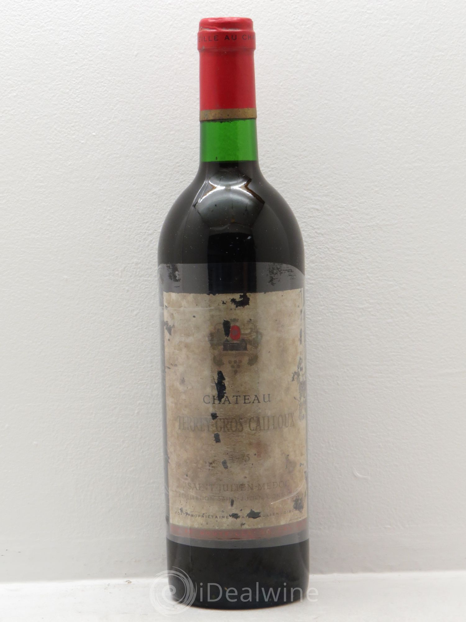 Château Terrey Gros Cailloux Cru Bourgeois (sans prix de réserve) 1975 - Lot de 1 bouteille - 0