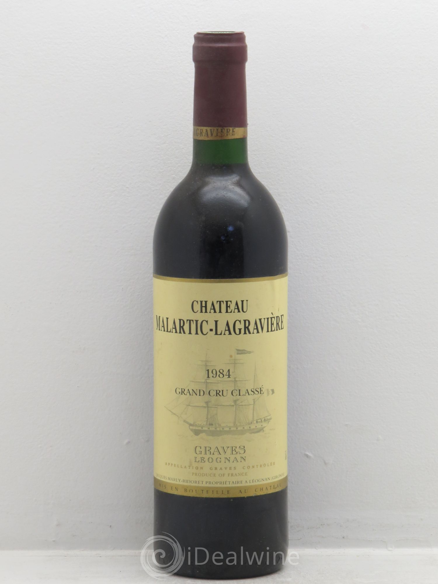 Château Malartic-Lagravière Cru Classé de Graves 1984 - Lot de 1 bouteille - 0