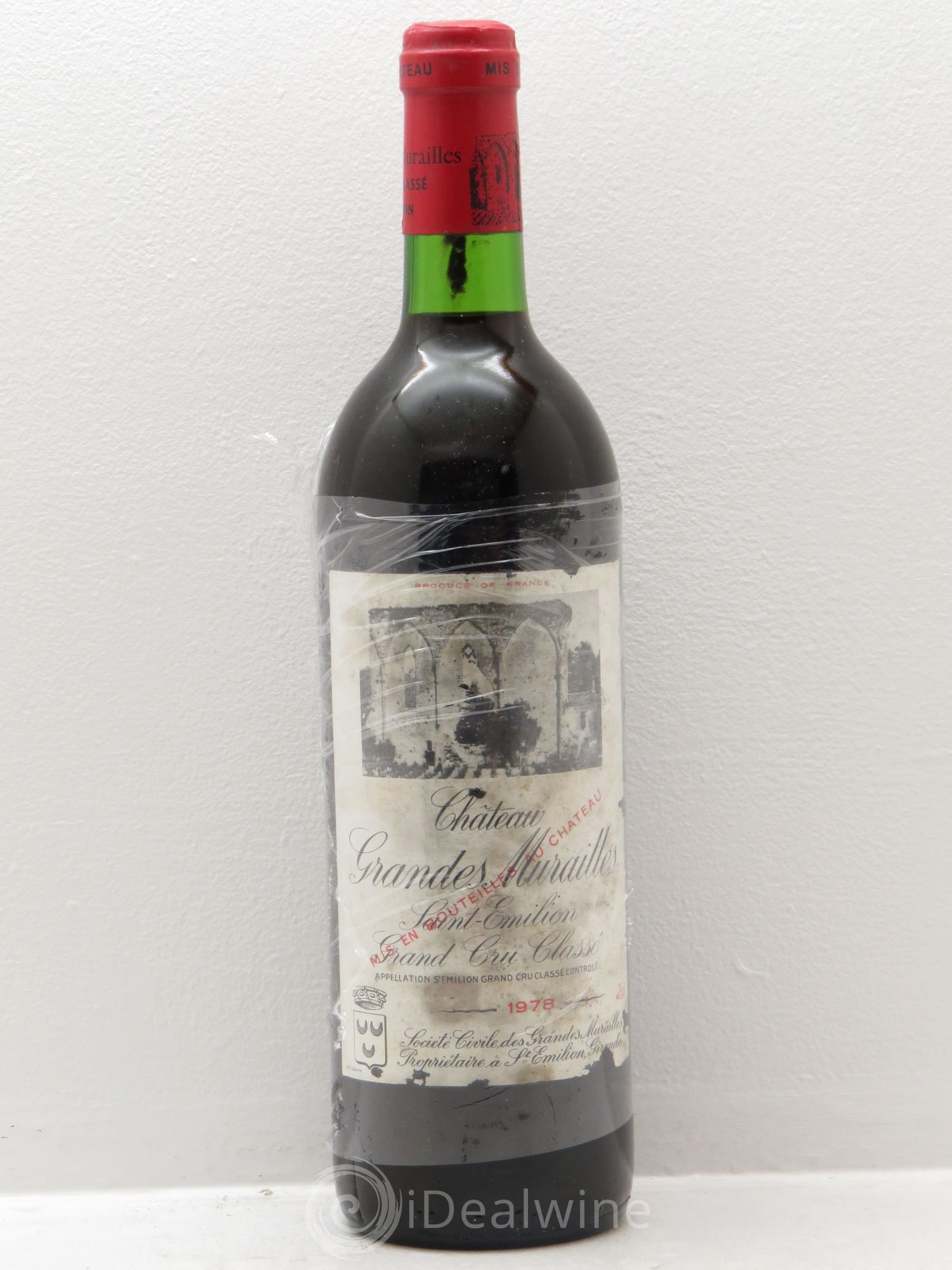 Château les Grandes Murailles Grand Cru Classé (sans prix de réserve) 1978 - Lot de 1 bouteille - 0