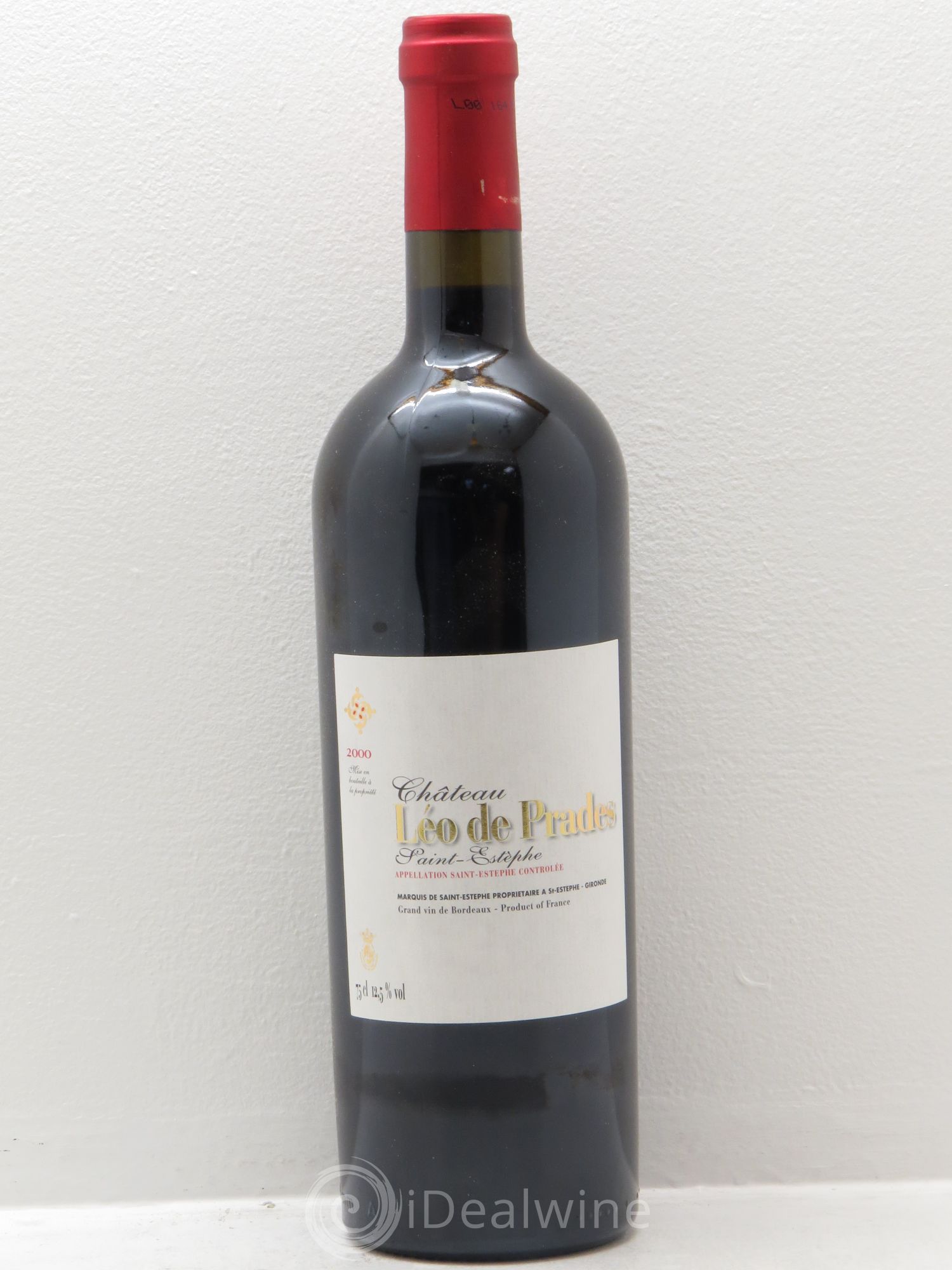 Saint-Estèphe Léo de Prades (sans prix de réserve) 2000 - Posten von 1 Flasche - 0