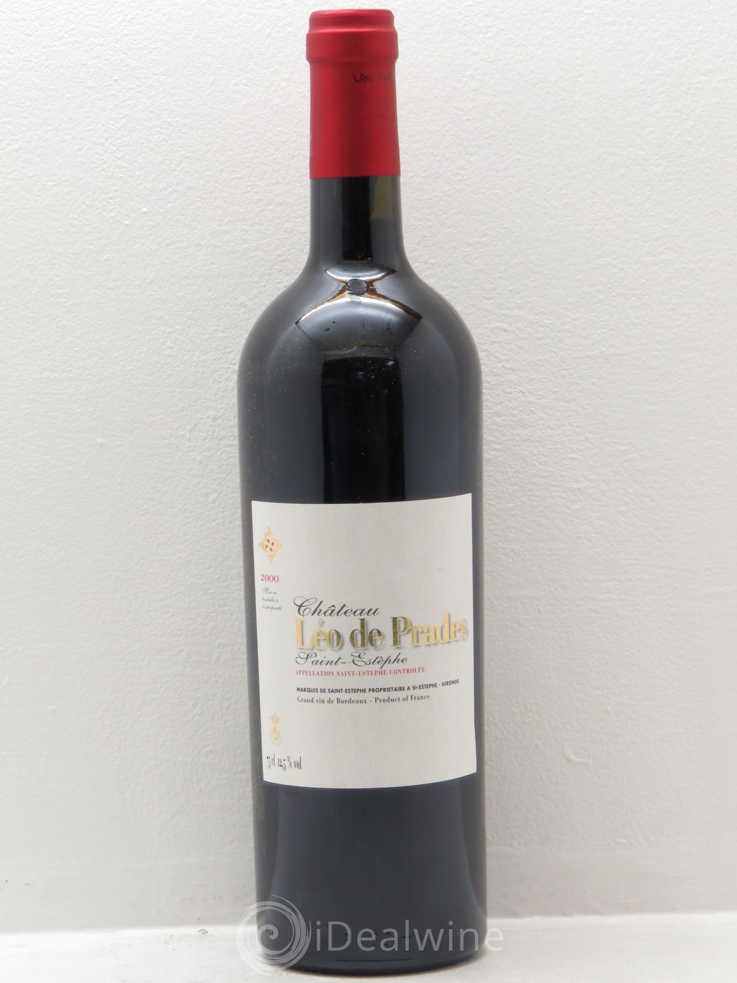 Saint-Estèphe Léo de Prades (sans prix de réserve) 2000 - Posten von 1 Flasche - 0