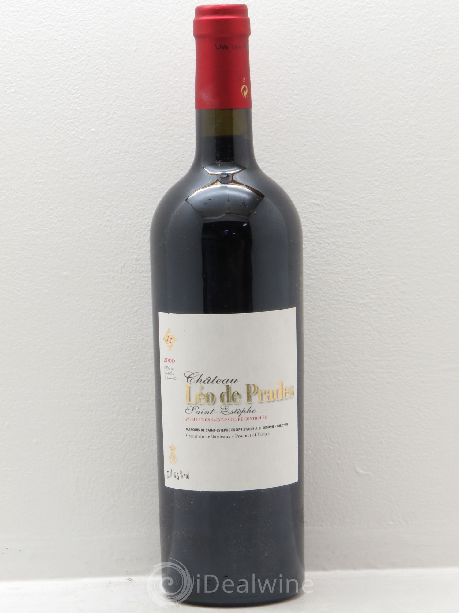 Saint-Estèphe Léo de Prades (sans prix de réserve) 2000 - Posten von 1 Flasche - 0