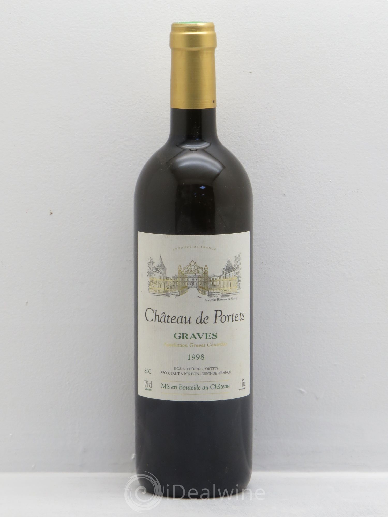 Graves Château de Portets (sans prix de réserve) 1998 - Posten von 1 Flasche - 0