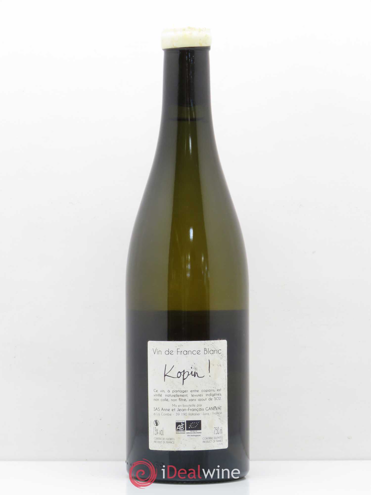 Vin de France Kopin Anne et Jean François Ganevat 2015 - Lot de 1 bouteille - 1