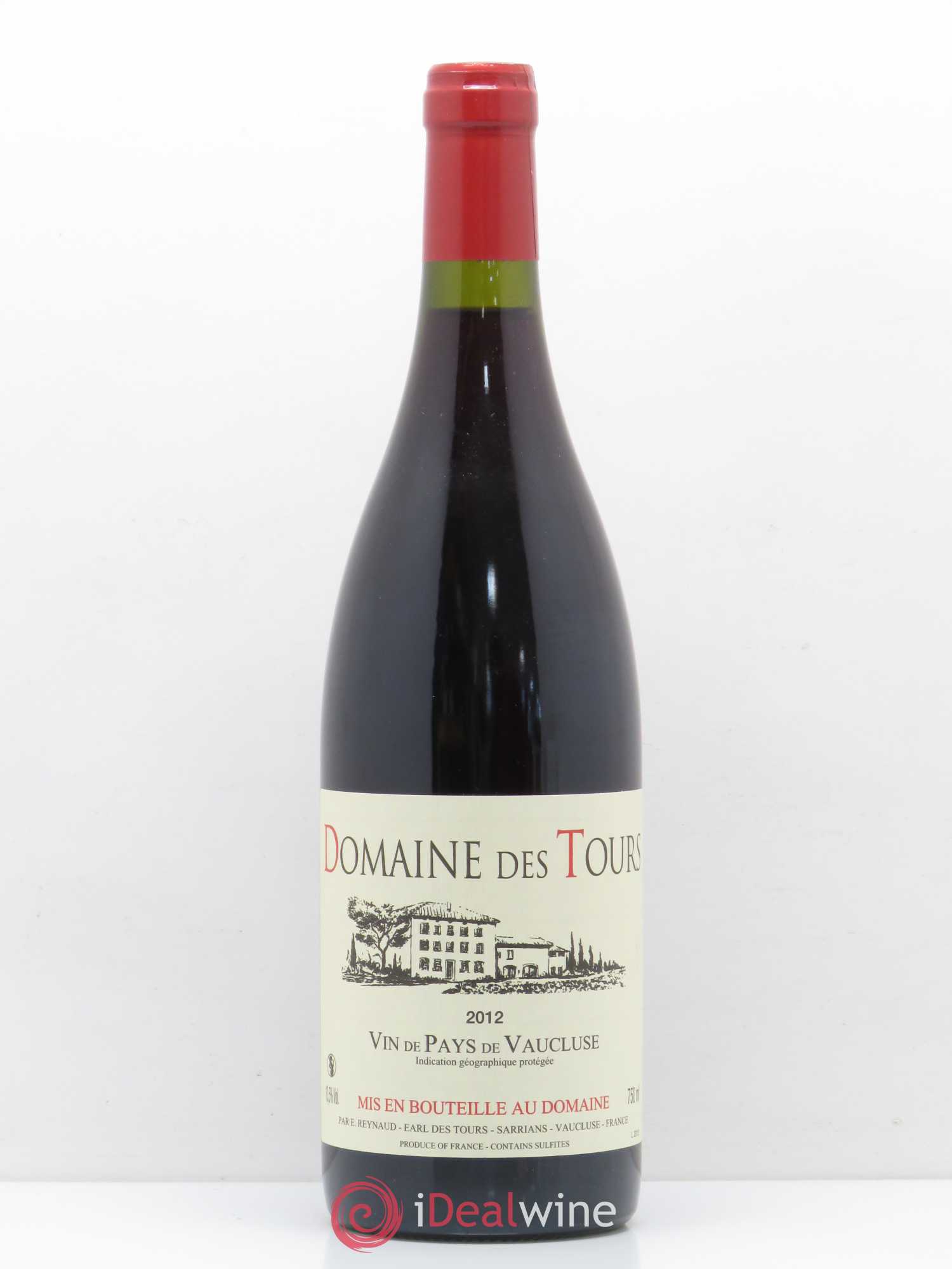 Vaucluse (Vin de Pays de Vaucluse) Domaine des Tours Emmanuel Reynaud 2012 - Lot de 1 bouteille - 0