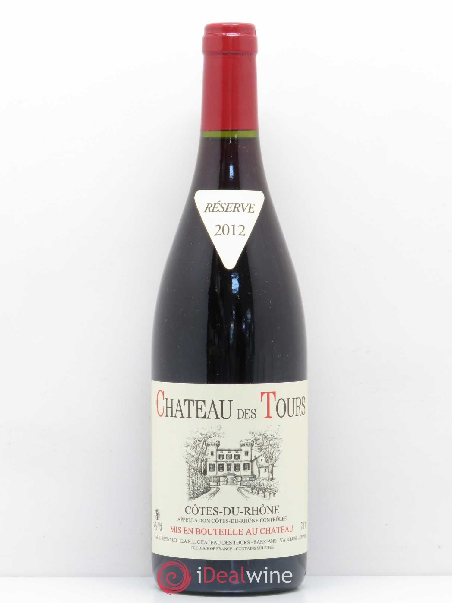 Côtes-du-Rhône Château des Tours Emmanuel Reynaud 2012 - Lot de 1 bouteille - 0
