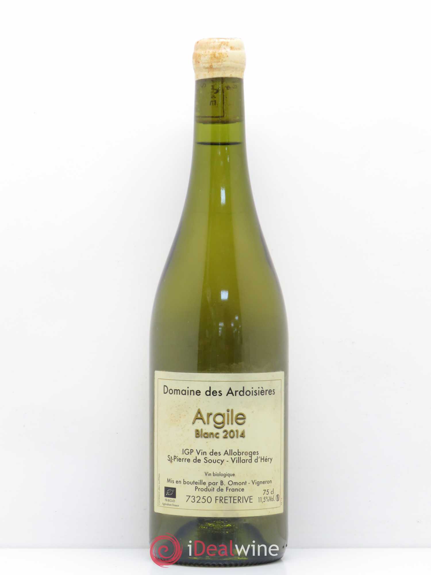 Vin des Allobroges Saint-Pierre-de-Soucy Argile Ardoisières (Domaine des) 2014 - Lot de 1 bouteille - 0