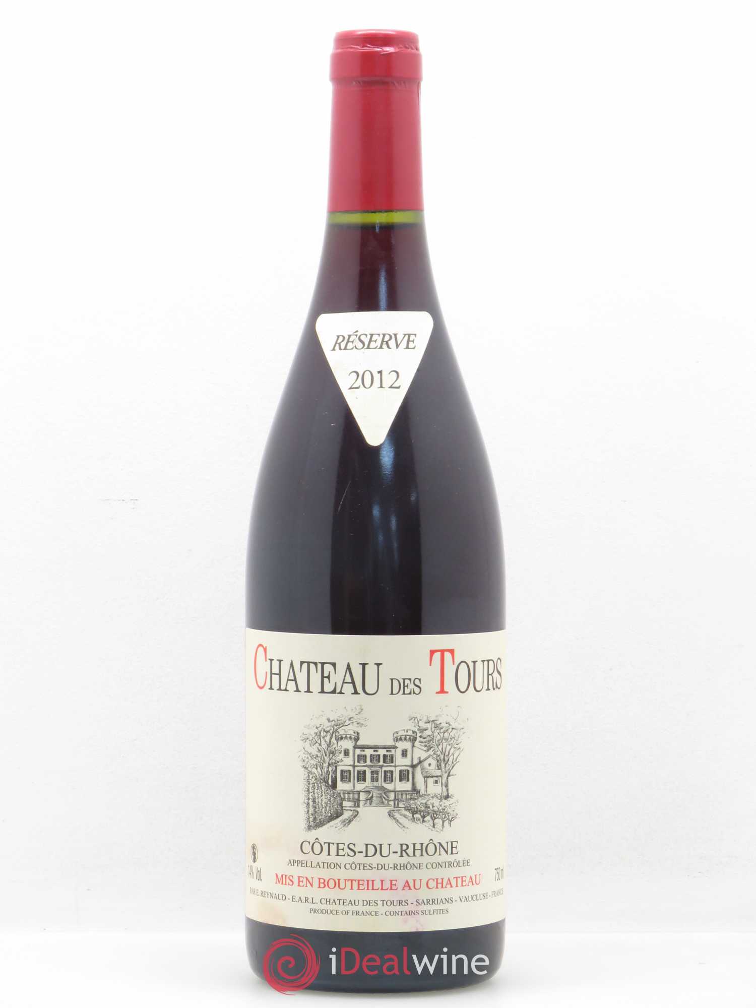 Côtes-du-Rhône Château des Tours Emmanuel Reynaud 2012 - Lot de 1 bouteille - 0