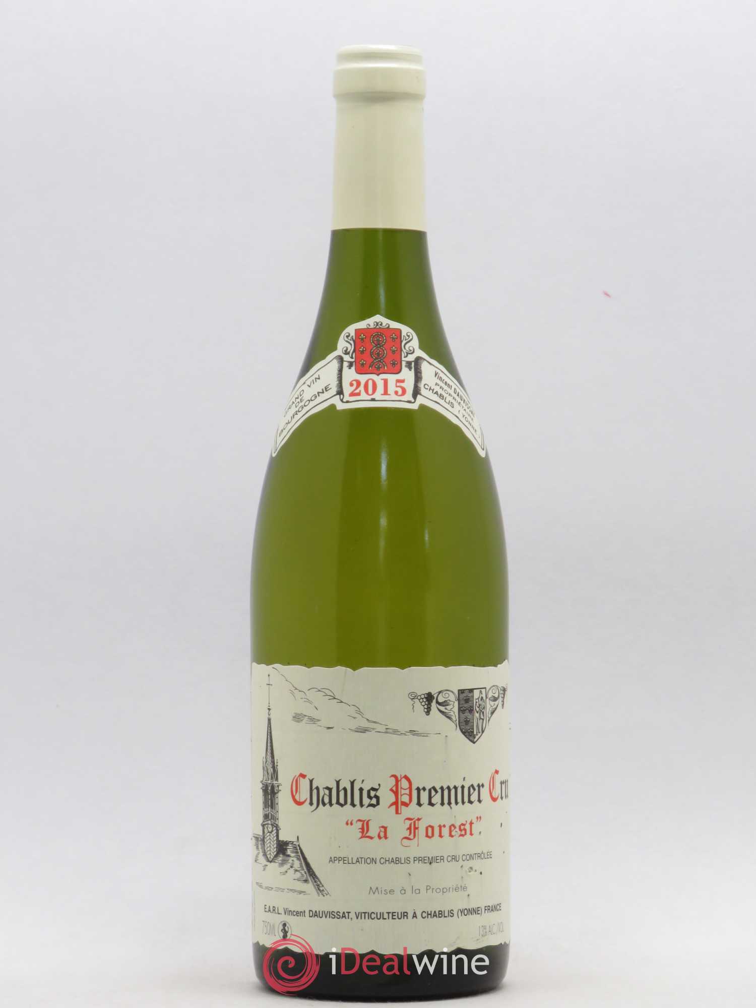 Chablis 1er Cru La Forest Vincent Dauvissat (Domaine) 2015 - Lot de 1 bouteille - 0