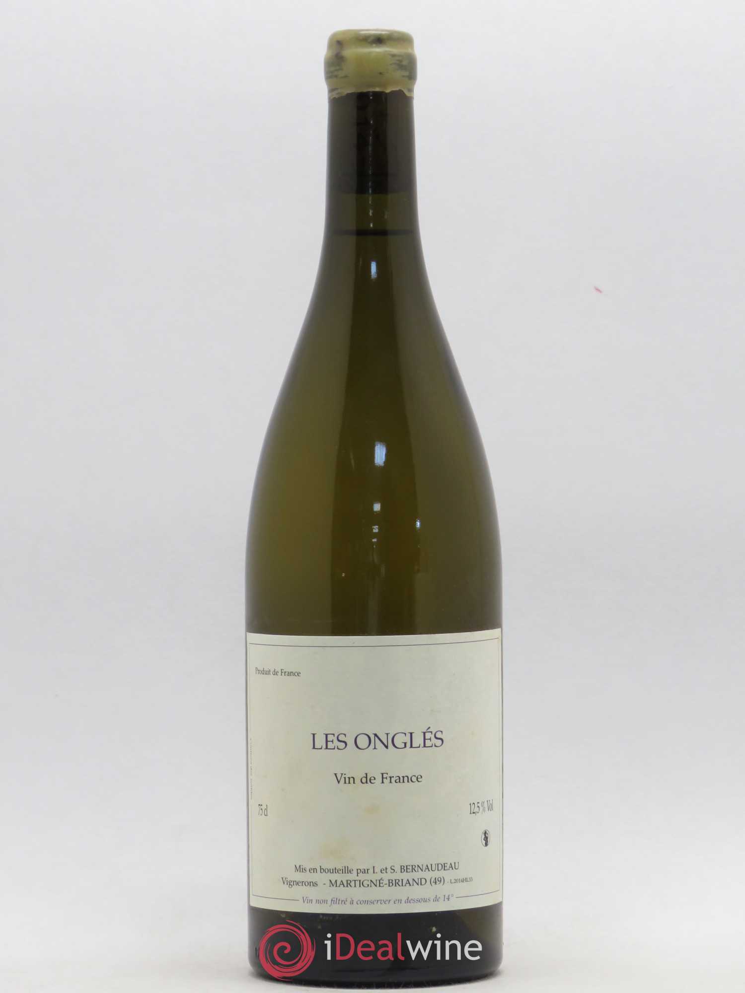 Vin de France Les Onglés Stéphane Bernaudeau 2014 - Posten von 1 Flasche - 0