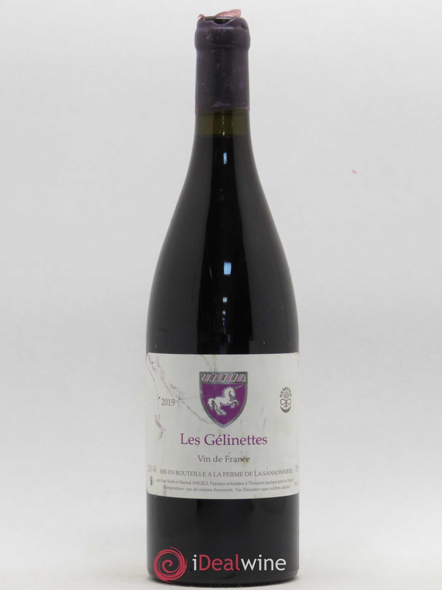 Vin de France Les Gélinettes Mark Angéli 2015 - Posten von 1 Flasche - 0