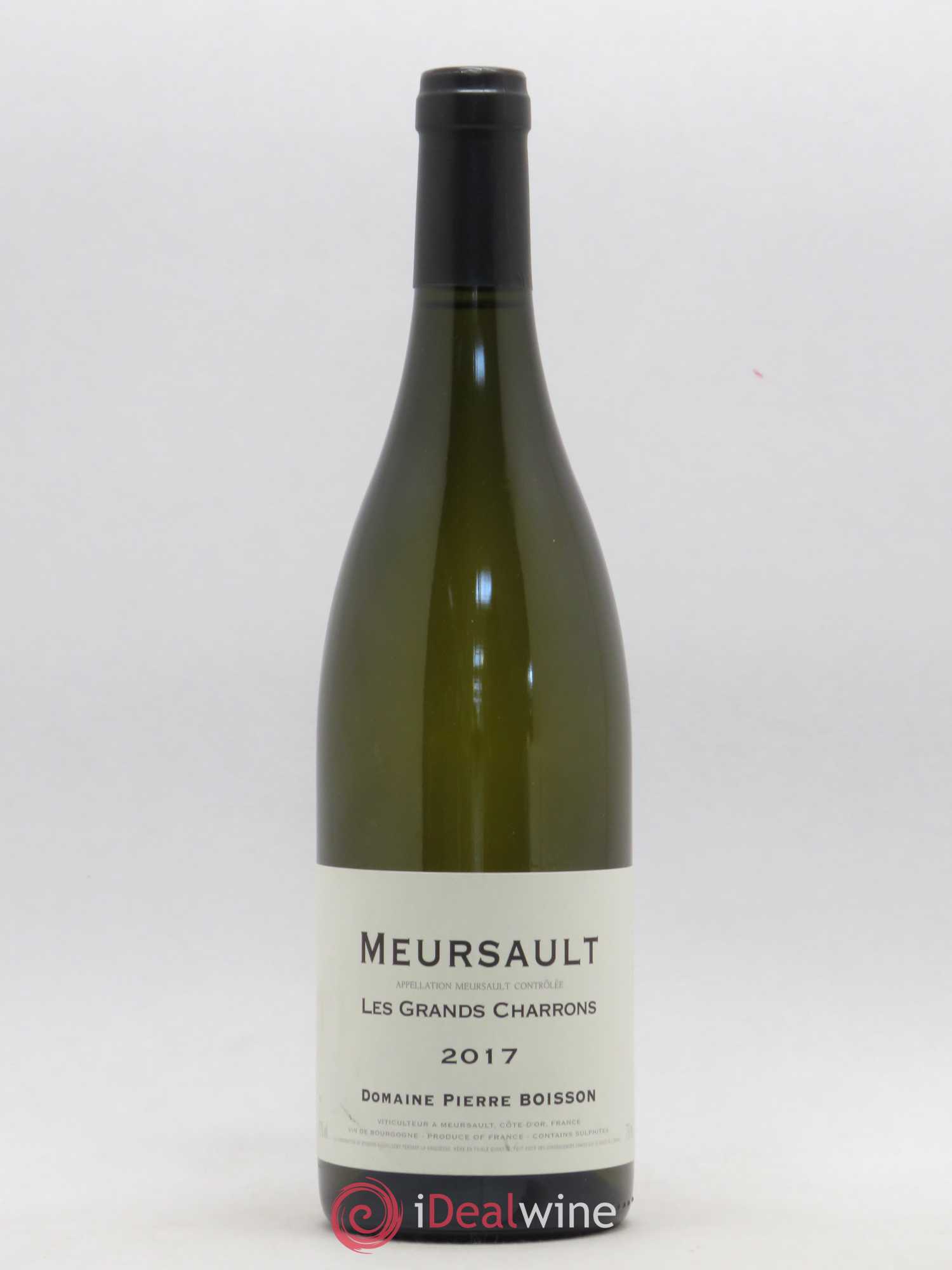 Meursault Les Grands Charrons Boisson-Vadot (Domaine) Pierre Boisson 2017 - Lot de 1 bouteille - 0