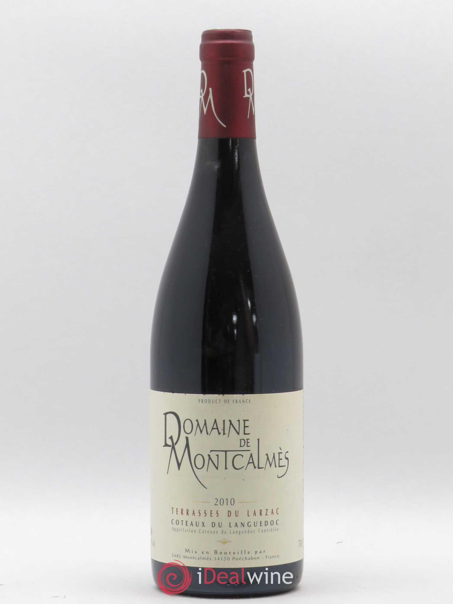 Terrasses du Larzac Domaine de Montcalmès Frédéric Pourtalié 2010 - Lot de 1 bouteille - 0