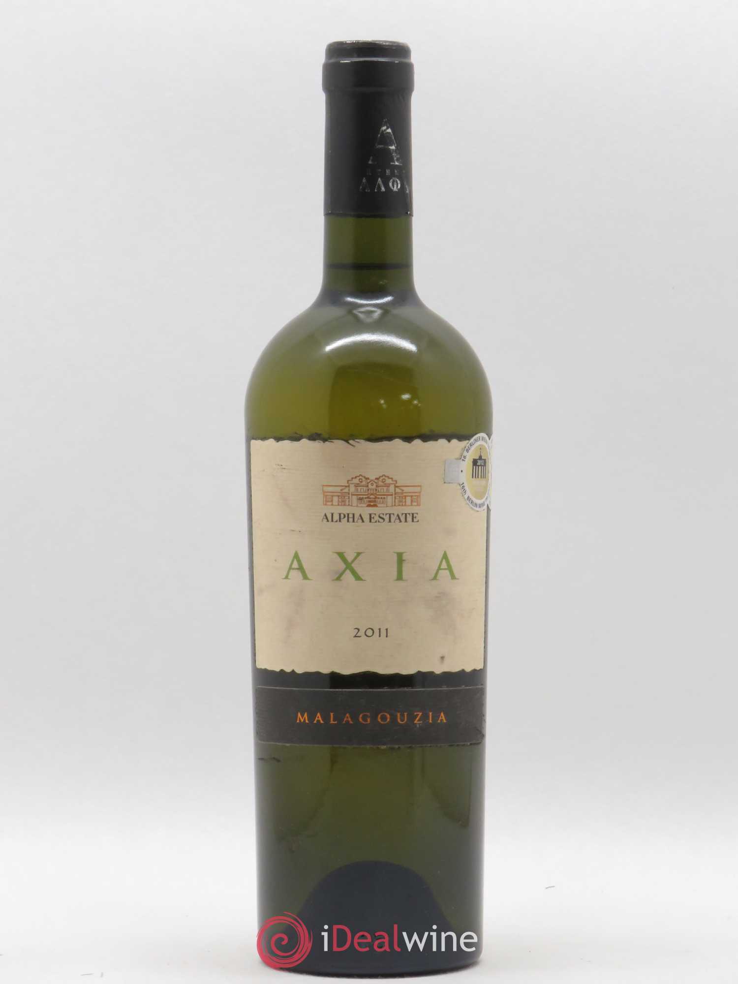 Vins Etrangers Grèce Malagouzia Axia Alpha Estate (sans prix de réserve) 2011 - Posten von 1 Flasche - 0