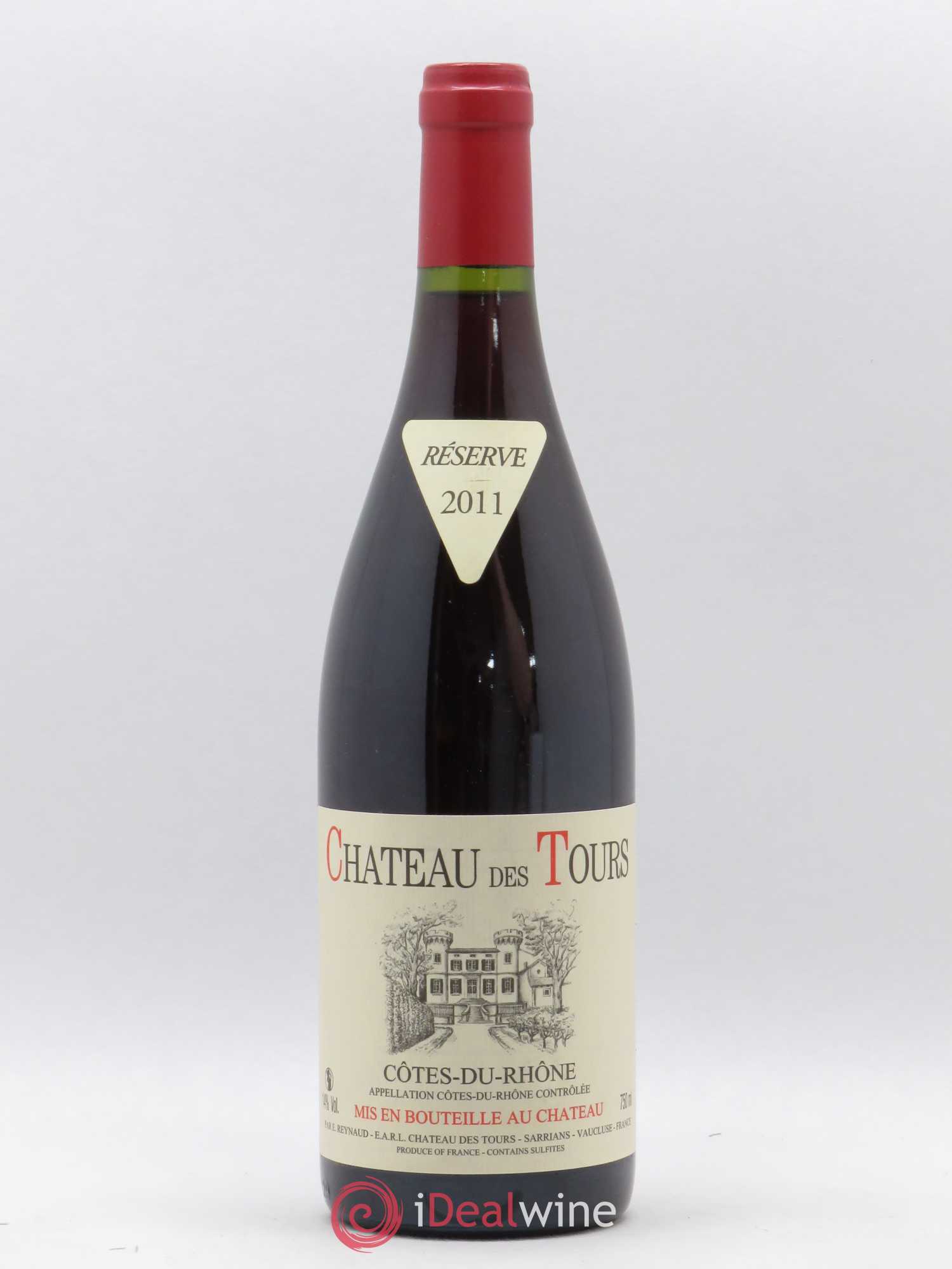 Côtes-du-Rhône Château des Tours Emmanuel Reynaud 2011 - Lot de 1 bouteille - 0