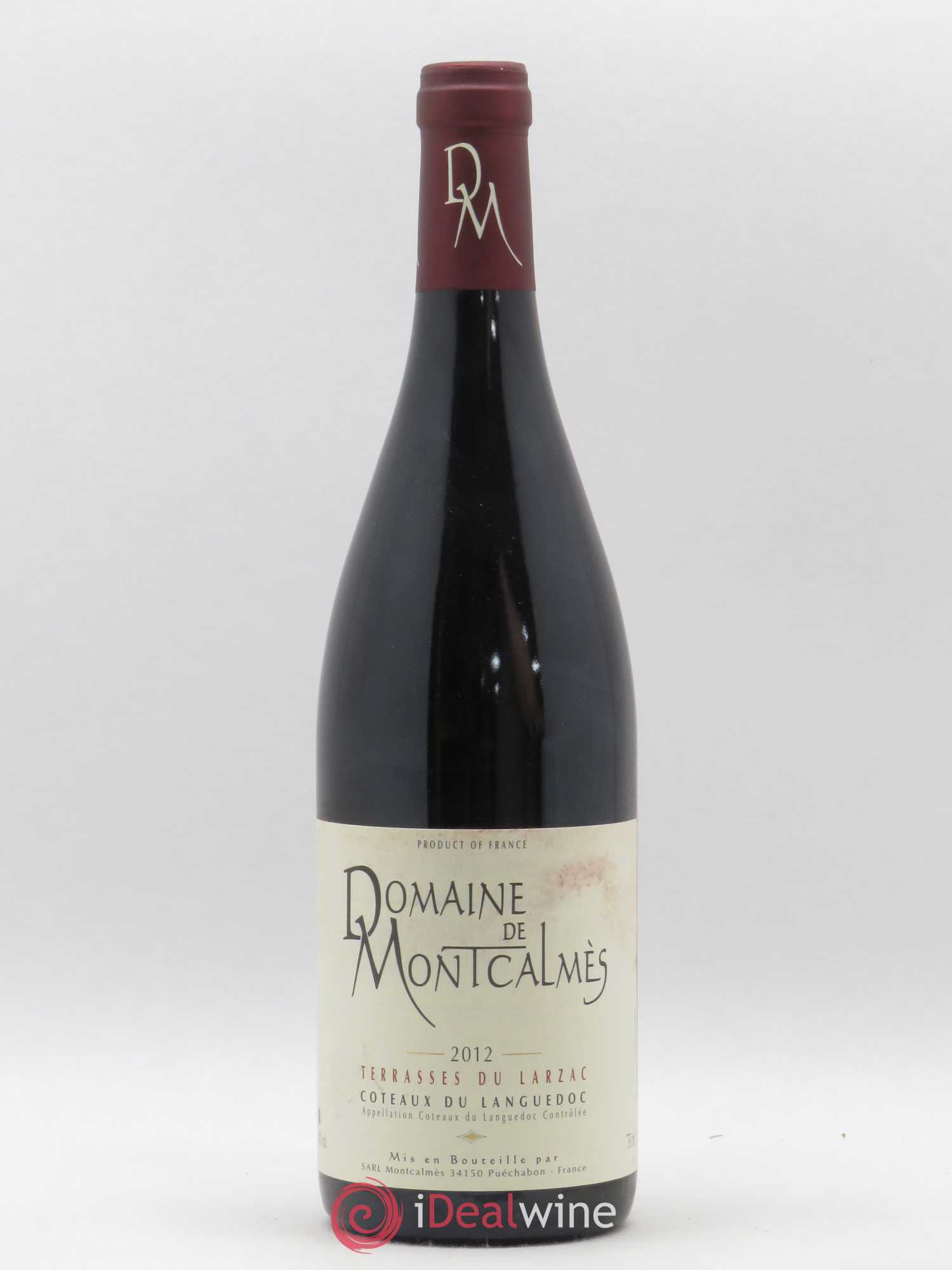 Terrasses du Larzac Domaine de Montcalmès Frédéric Pourtalié 2012 - Lot de 1 bouteille - 0