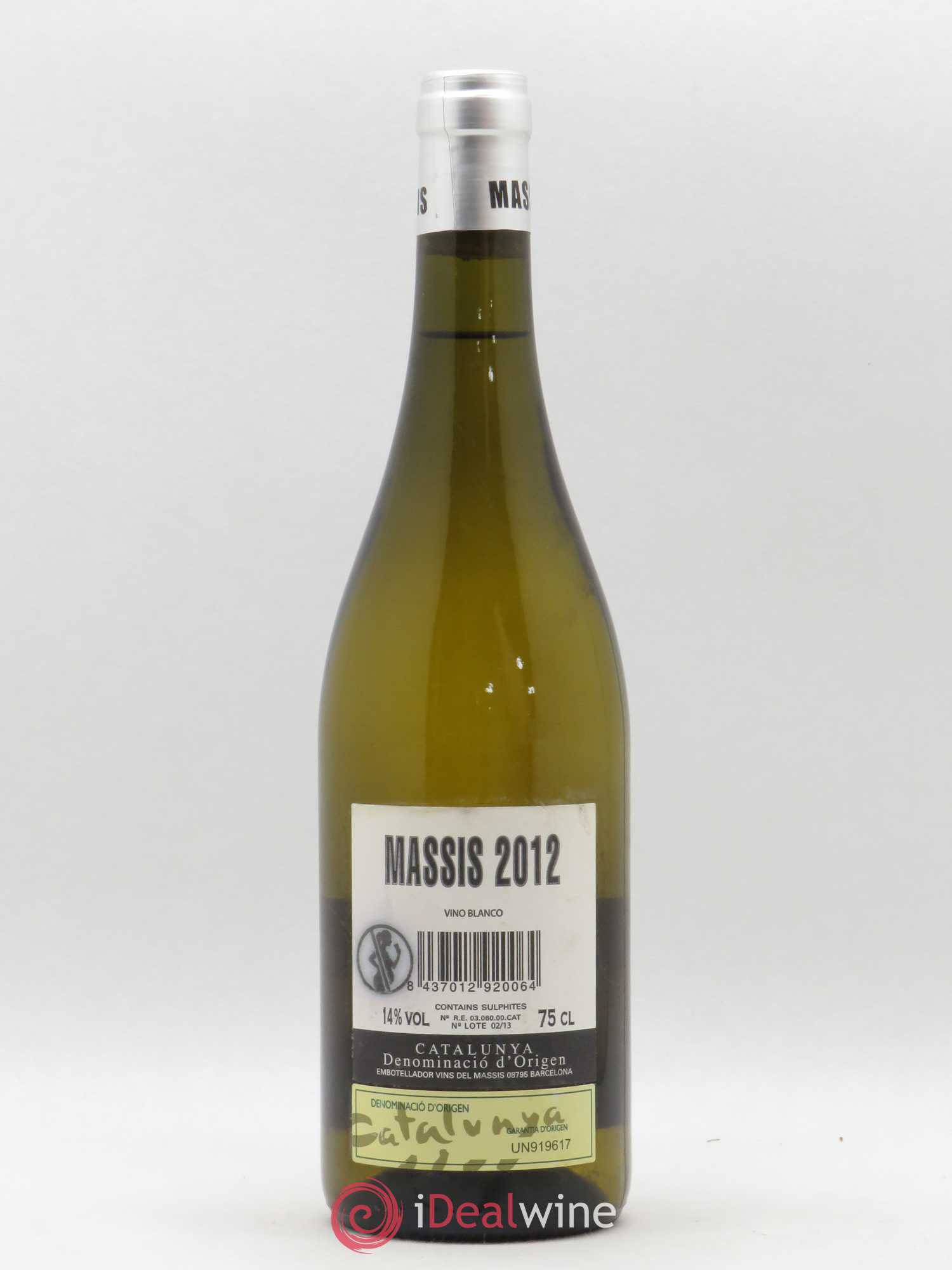 Espagne Catalunya Do Massis (sans prix de réserve) 2012 - Posten von 1 Flasche - 1