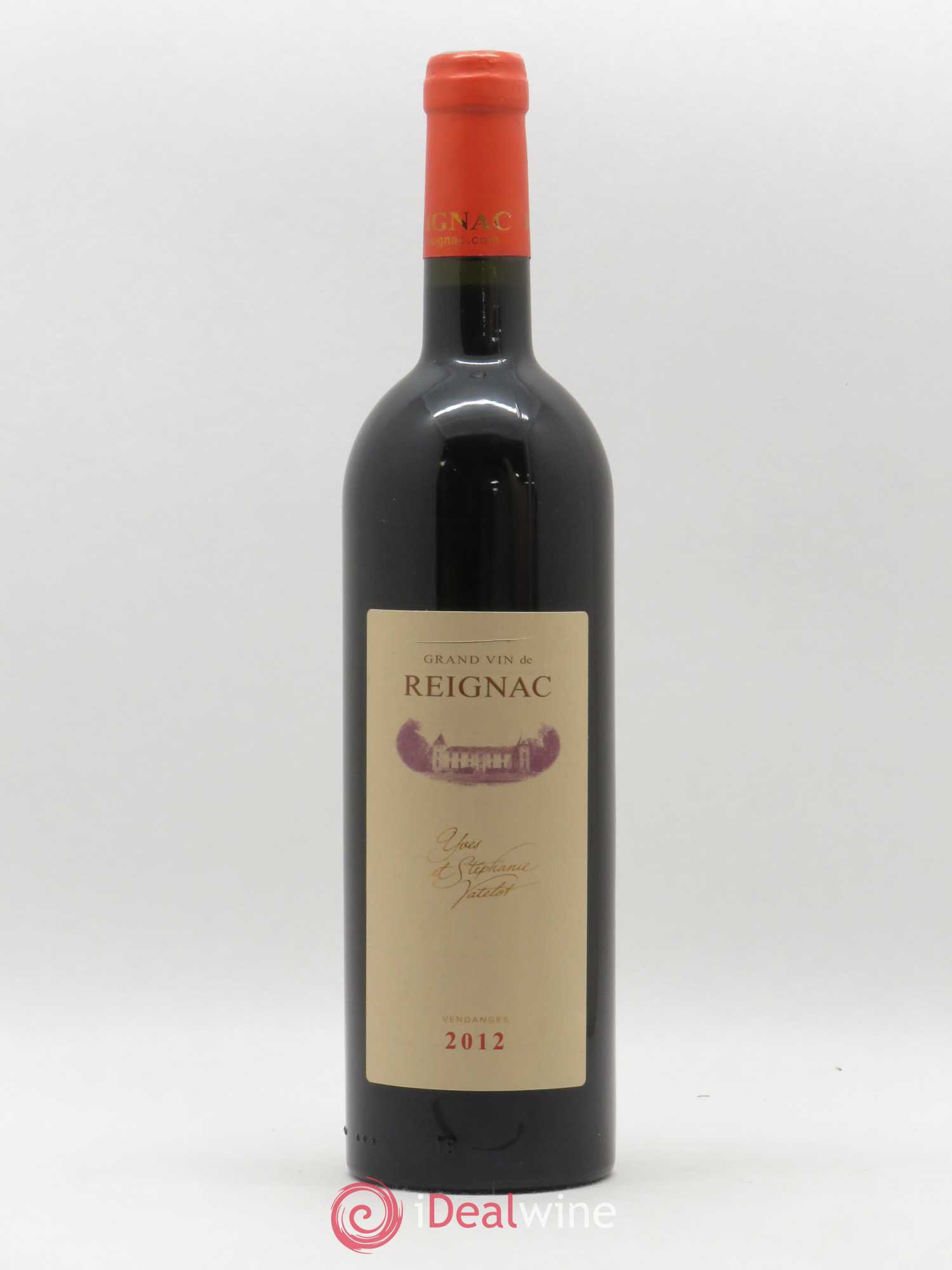 Grand vin de Reignac 2012 - Lot de 1 bouteille - 0