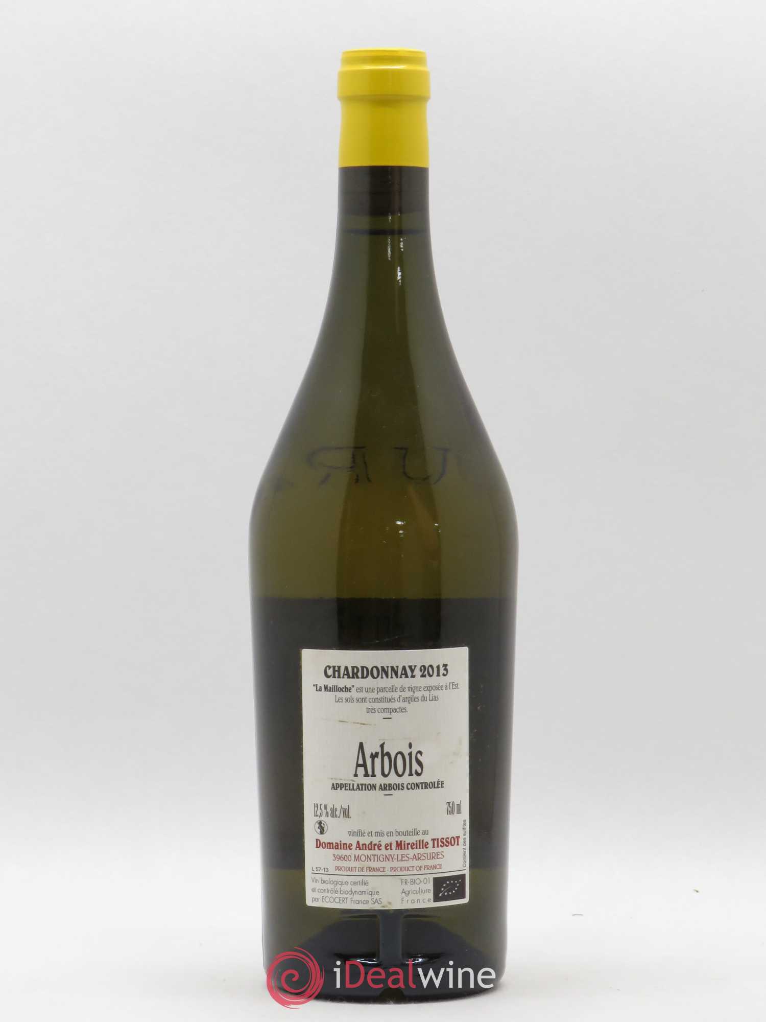Arbois La Mailloche Bénédicte et Stéphane Tissot 2013 - Lot de 1 bouteille - 1