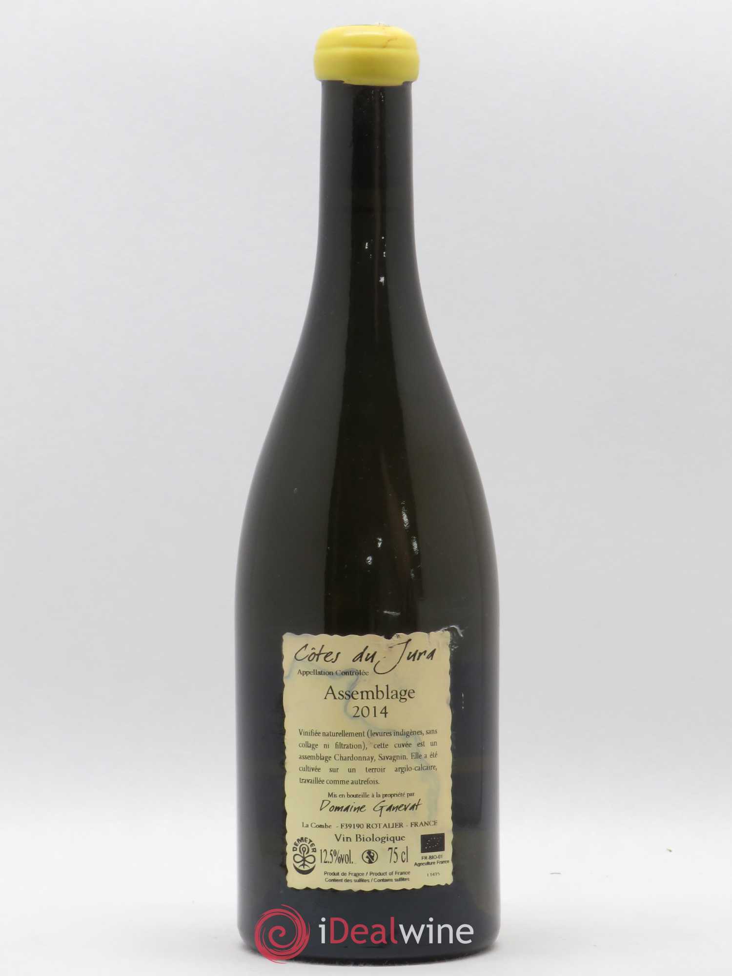 Côtes du Jura Cuvée Orégane Jean-François Ganevat (Domaine) 2014 - Lot de 1 bouteille - 1