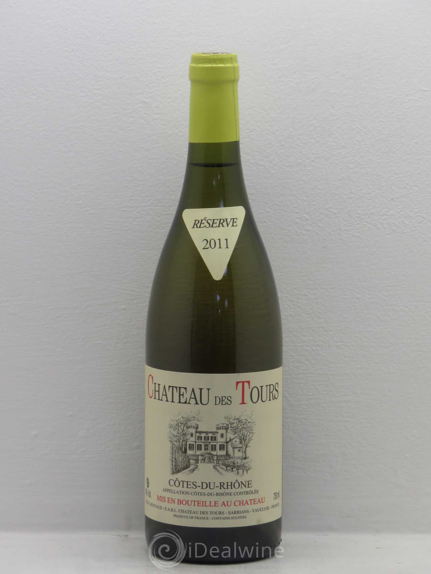 Côtes-du-Rhône Château des Tours Emmanuel Reynaud 2011 - Lot de 1 bouteille - 0