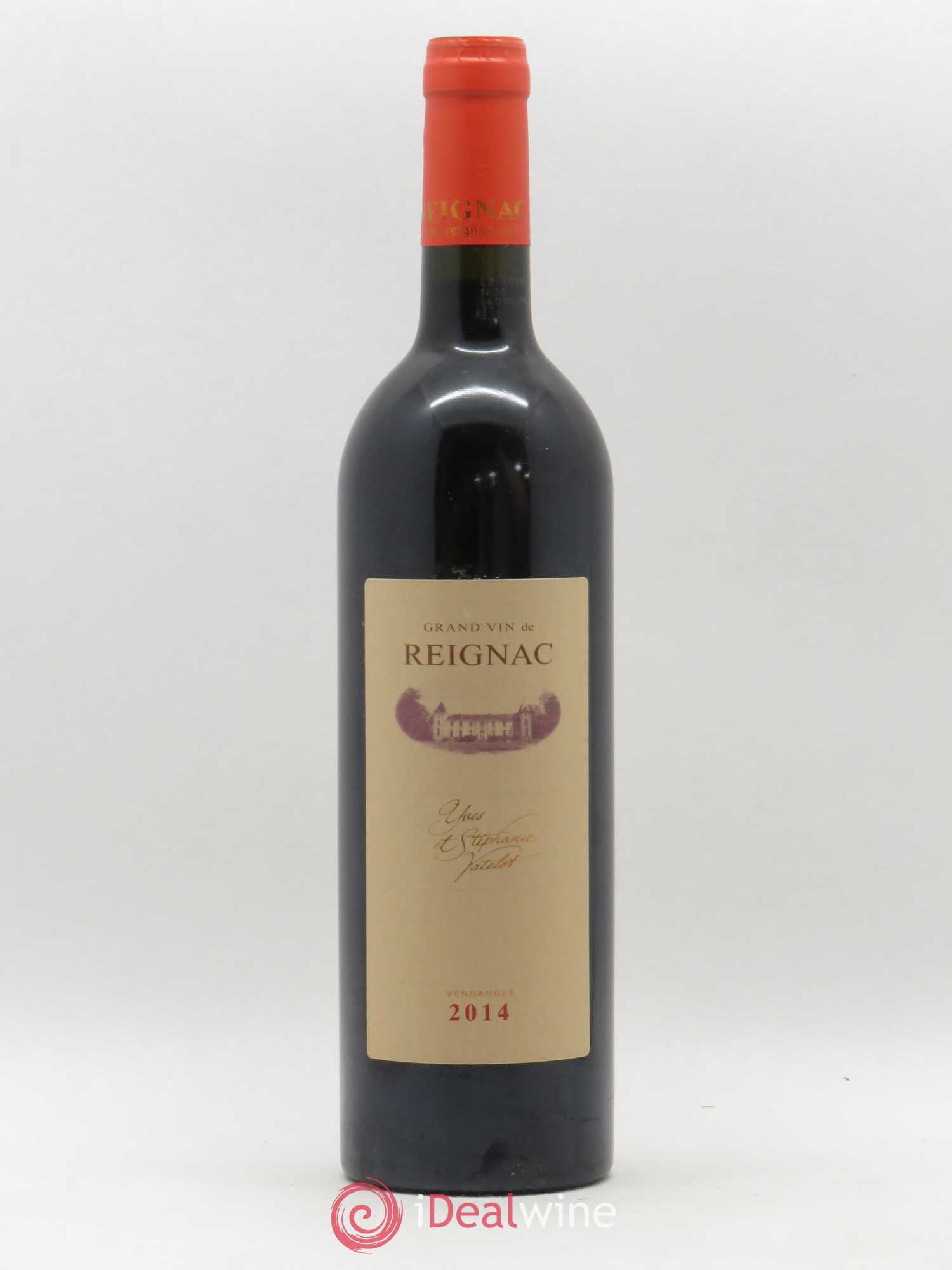 Grand vin de Reignac 2014 - Lot de 1 bouteille - 0