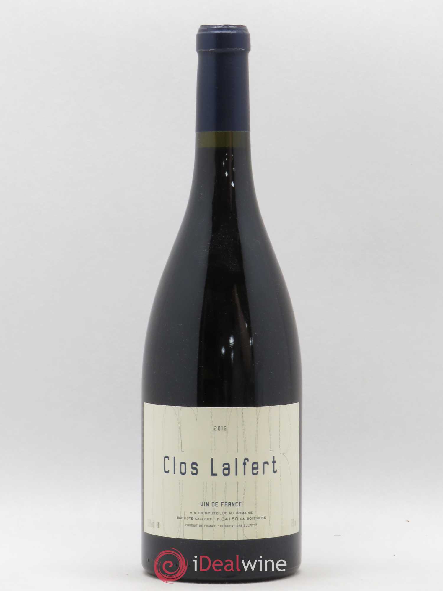 Vin de France Clos Lalfert - Baptiste Lalfert 2016 - Lot de 1 bouteille - 0