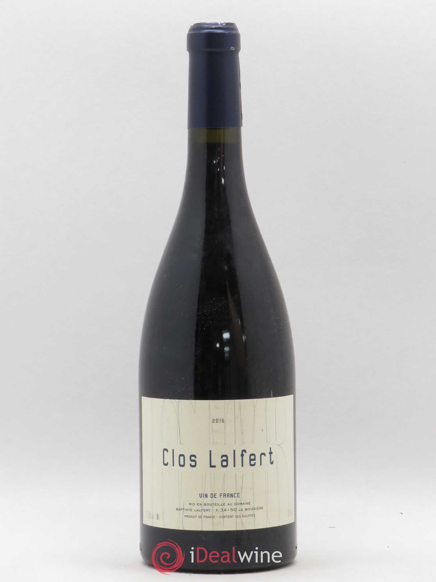 Vin de France Clos Lalfert - Baptiste Lalfert 2016 - Lot de 1 bouteille - 0