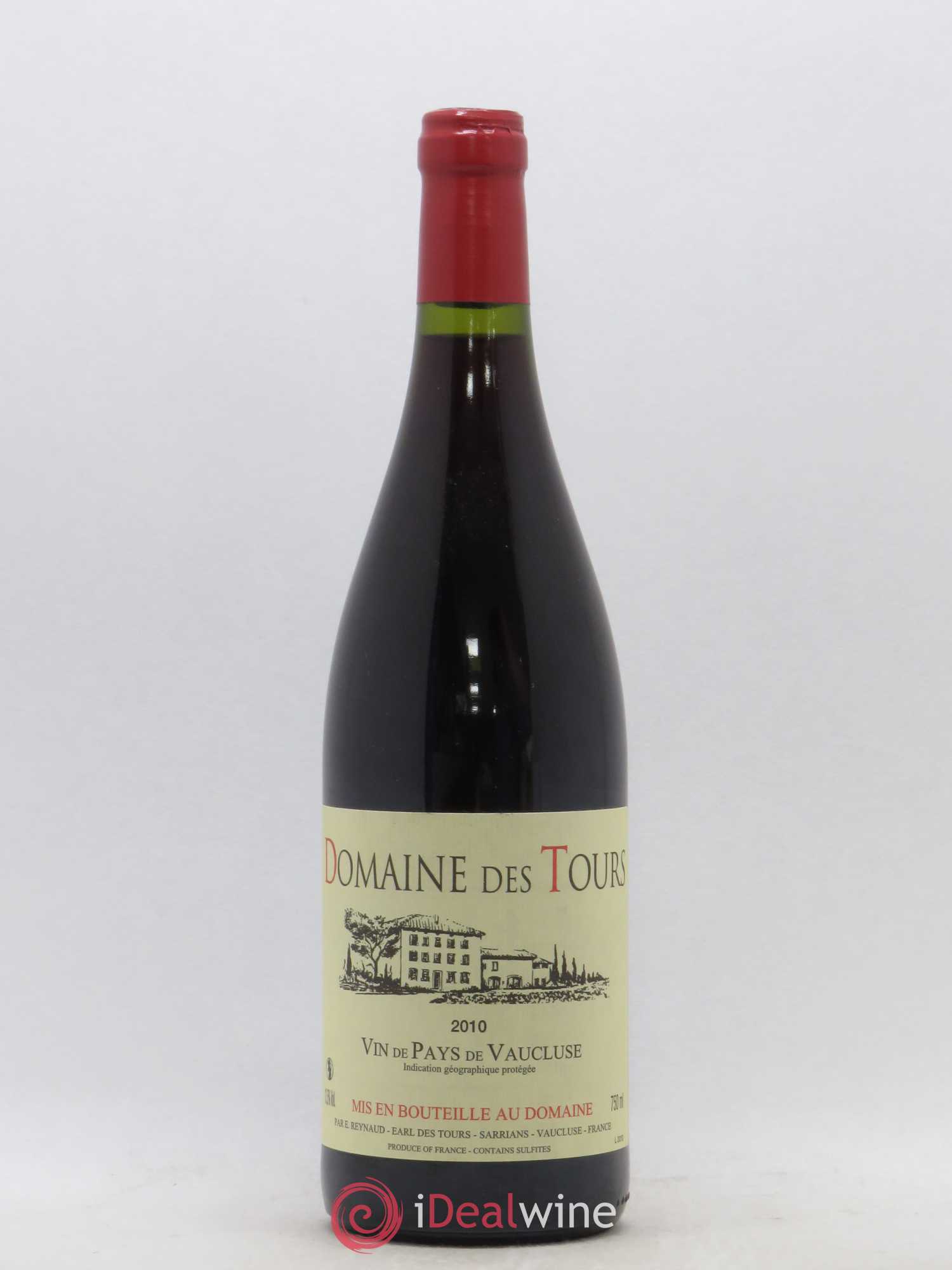 Vaucluse (Vin de Pays de Vaucluse) Domaine des Tours Emmanuel Reynaud 2010 - Lot de 1 bouteille - 0