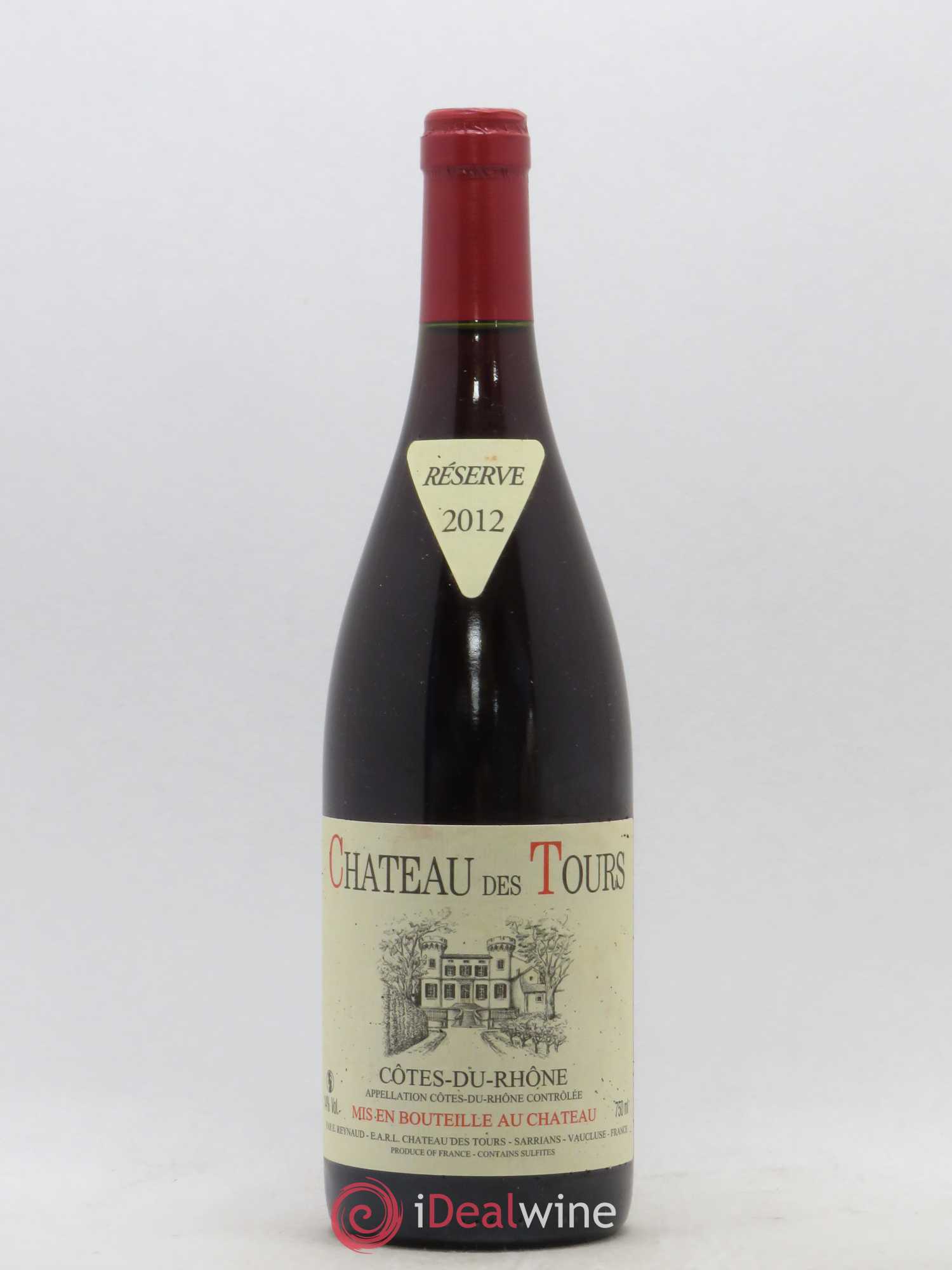 Côtes-du-Rhône Château des Tours Emmanuel Reynaud 2012 - Lot de 1 bouteille - 0