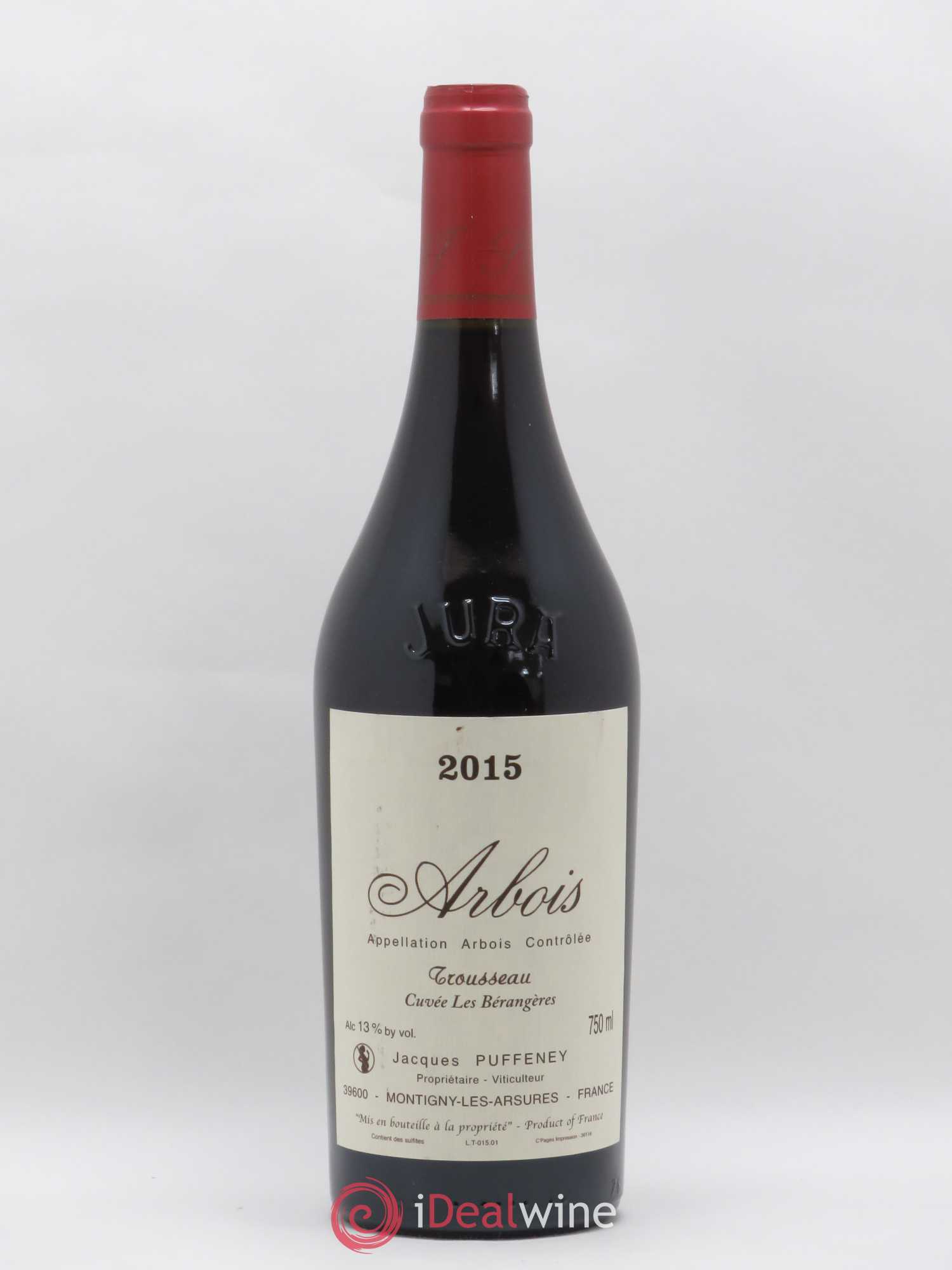 Arbois Trousseau Cuvée Les Bérangères Jacques Puffeney 2015 - Lotto di 1 bottiglia - 0