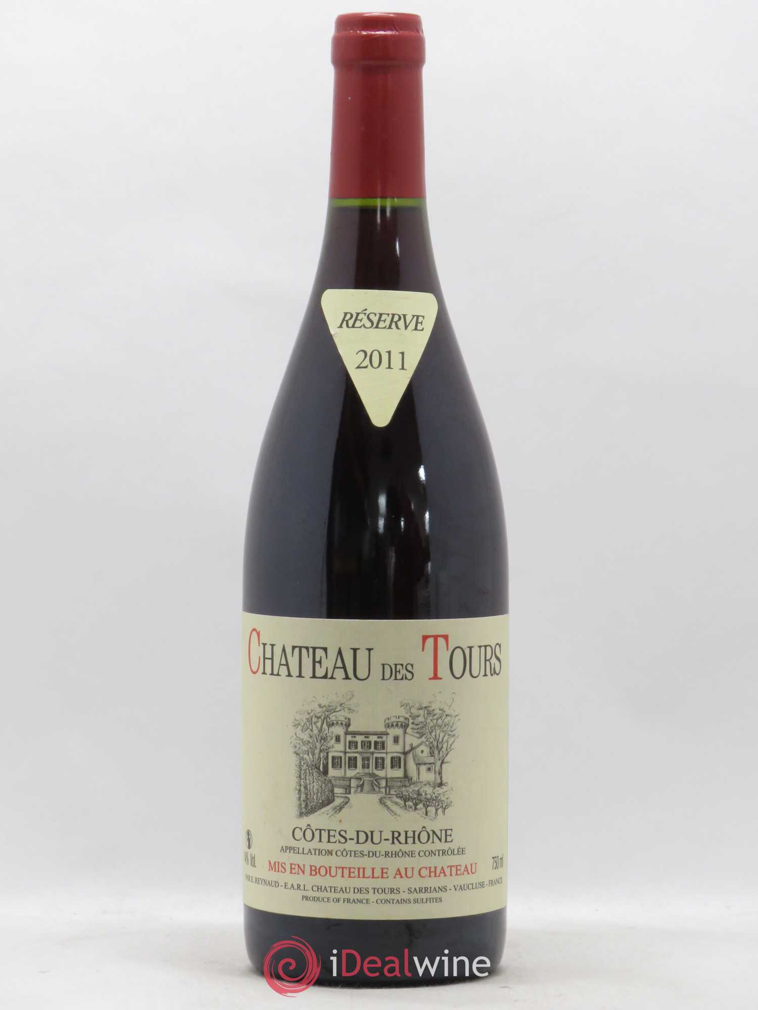 Côtes-du-Rhône Château des Tours Emmanuel Reynaud 2011 - Lot de 1 bouteille - 0