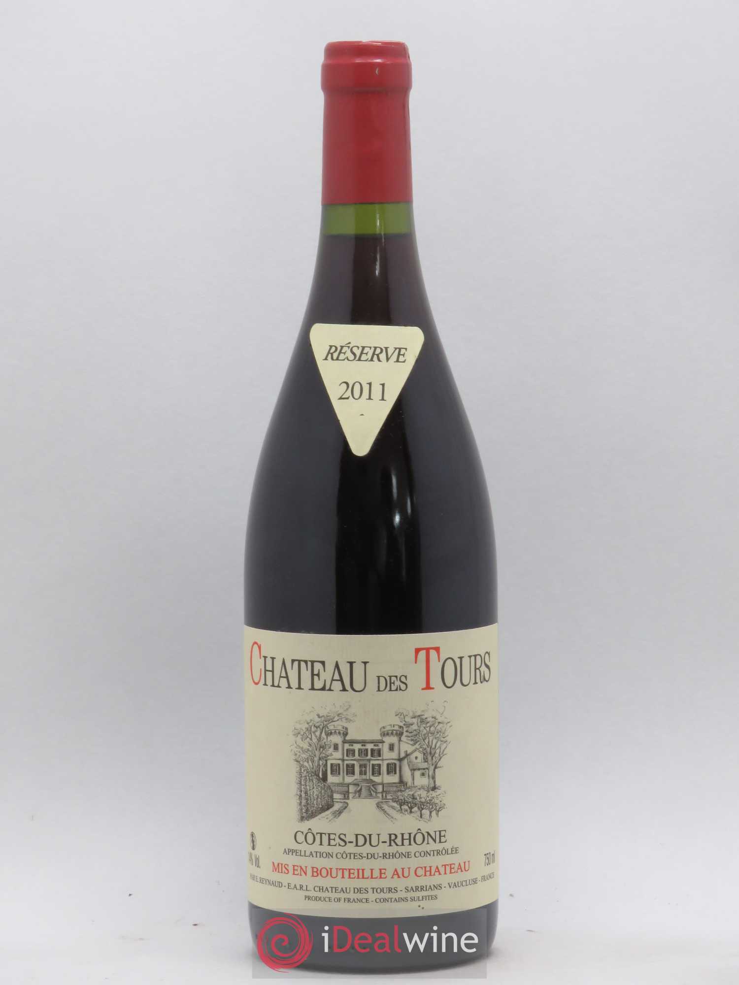 Côtes-du-Rhône Château des Tours Emmanuel Reynaud 2011 - Lot de 1 bouteille - 0
