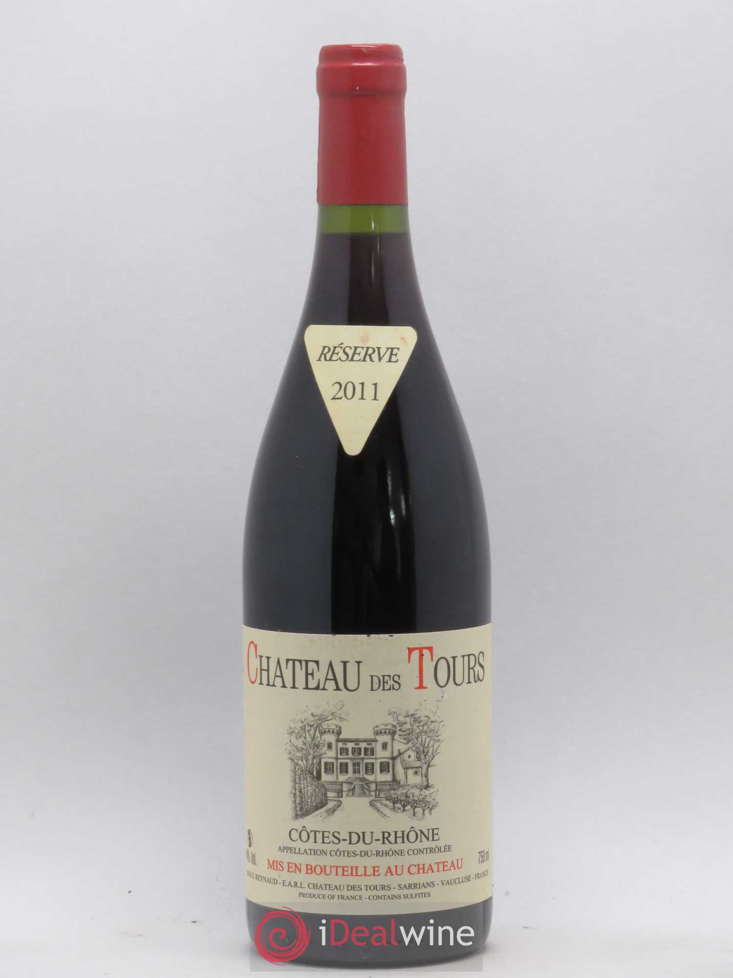Côtes-du-Rhône Château des Tours Emmanuel Reynaud 2011 - Lot de 1 bouteille - 0