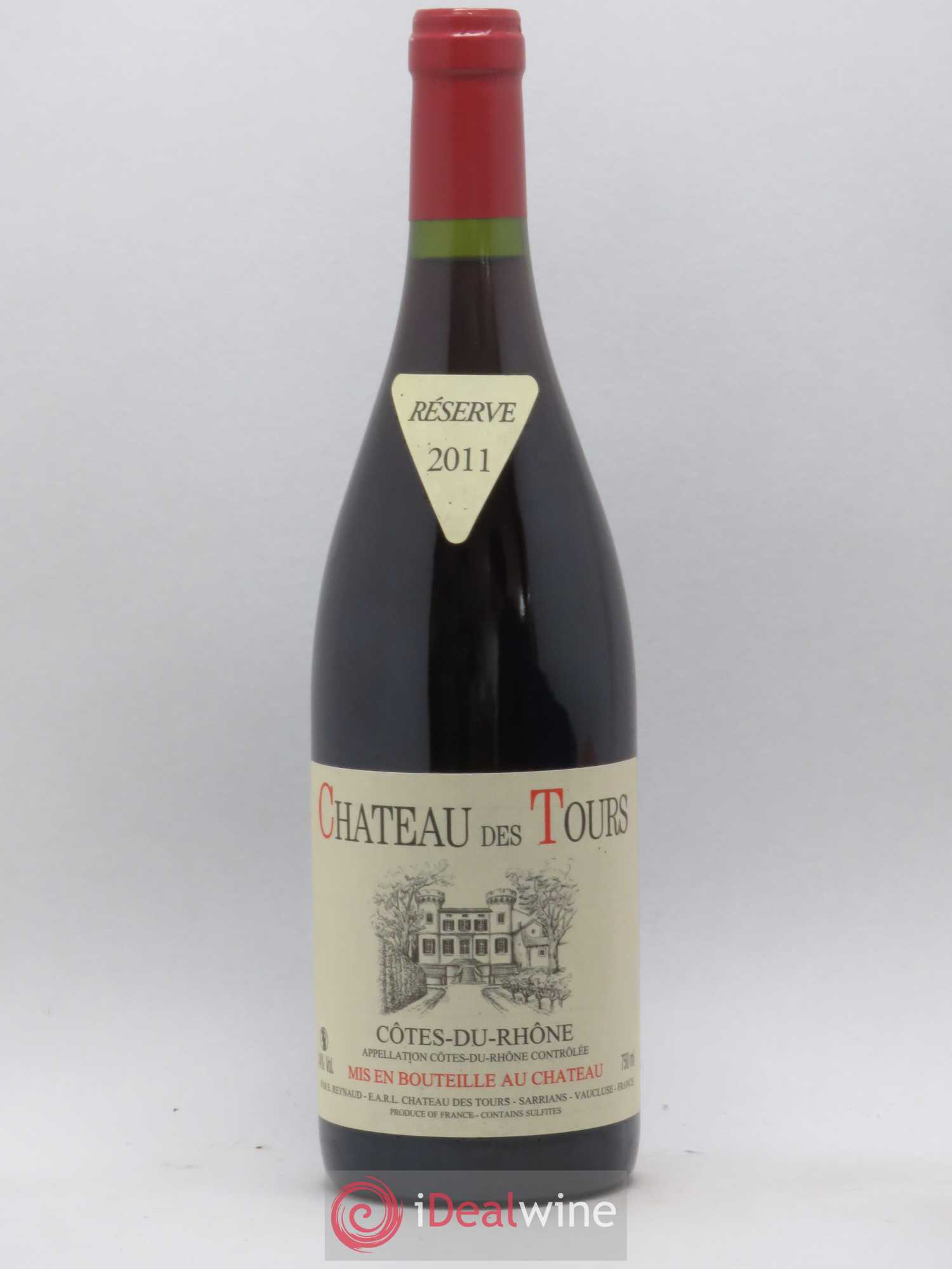 Côtes-du-Rhône Château des Tours Emmanuel Reynaud 2011 - Lot de 1 bouteille - 0