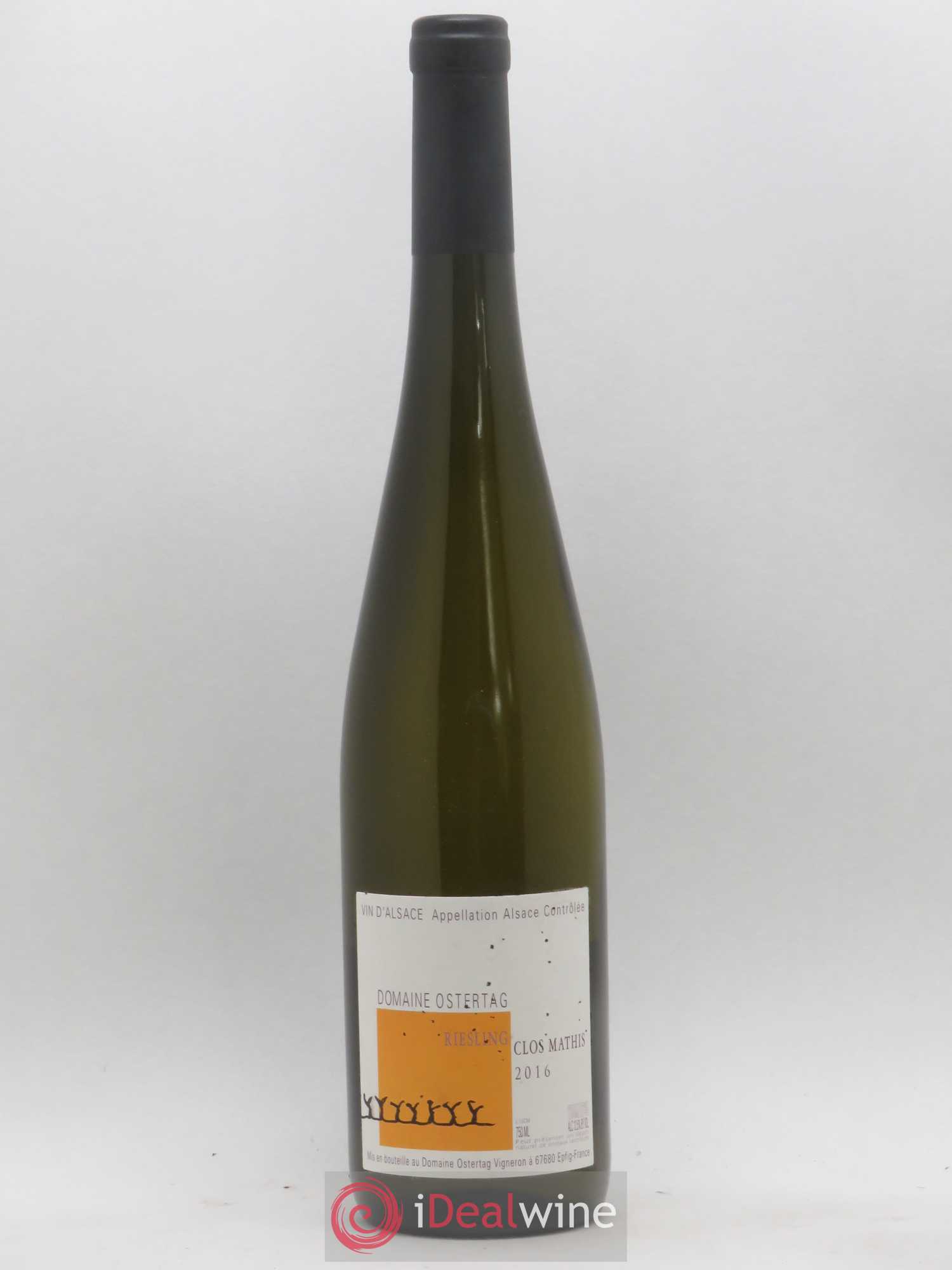 Alsace Riesling Clos Mathis Ostertag (Domaine) 2016 - Posten von 1 Flasche - 0