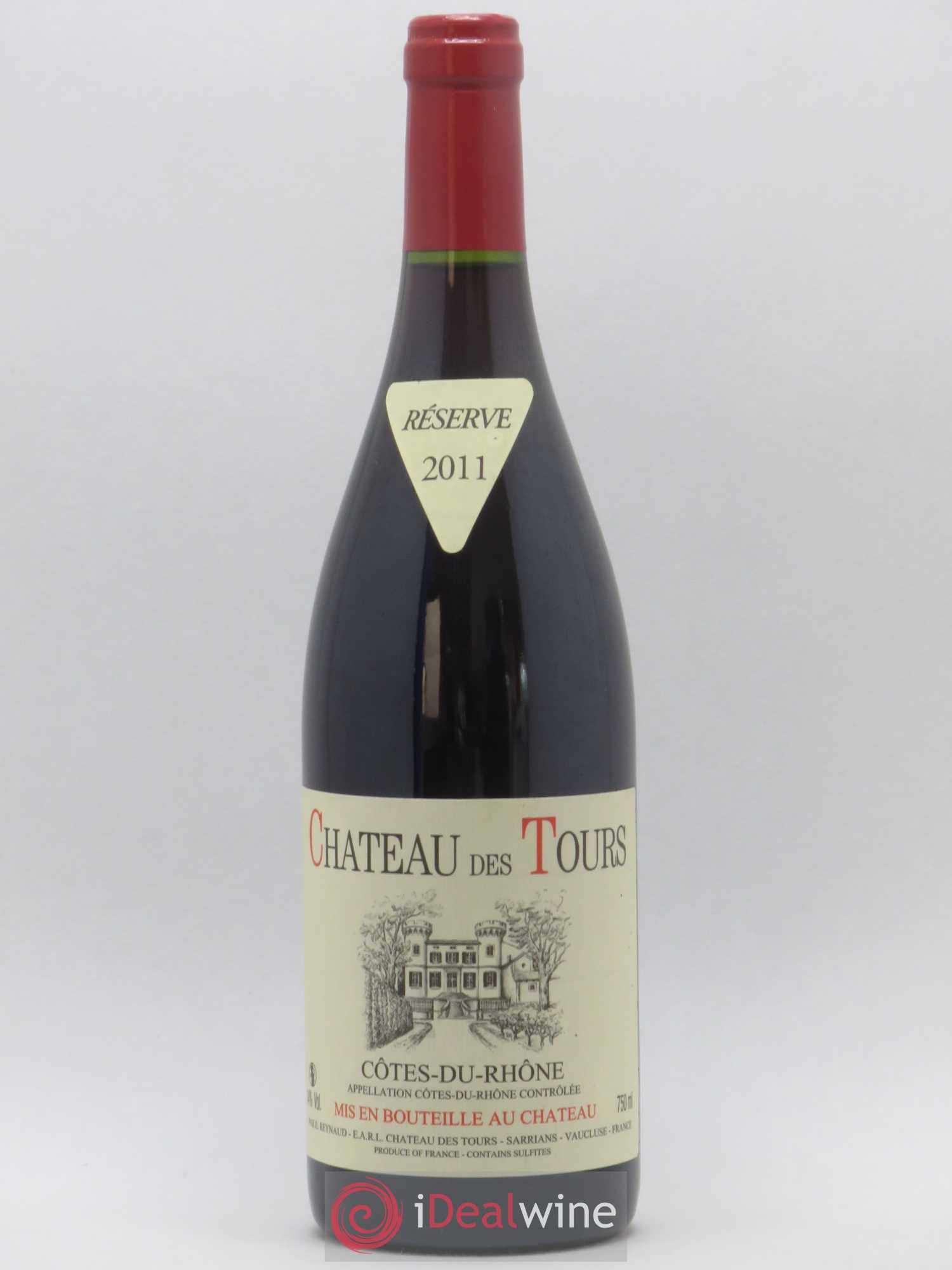 Côtes-du-Rhône Château des Tours Emmanuel Reynaud 2011 - Lot de 1 bouteille - 0
