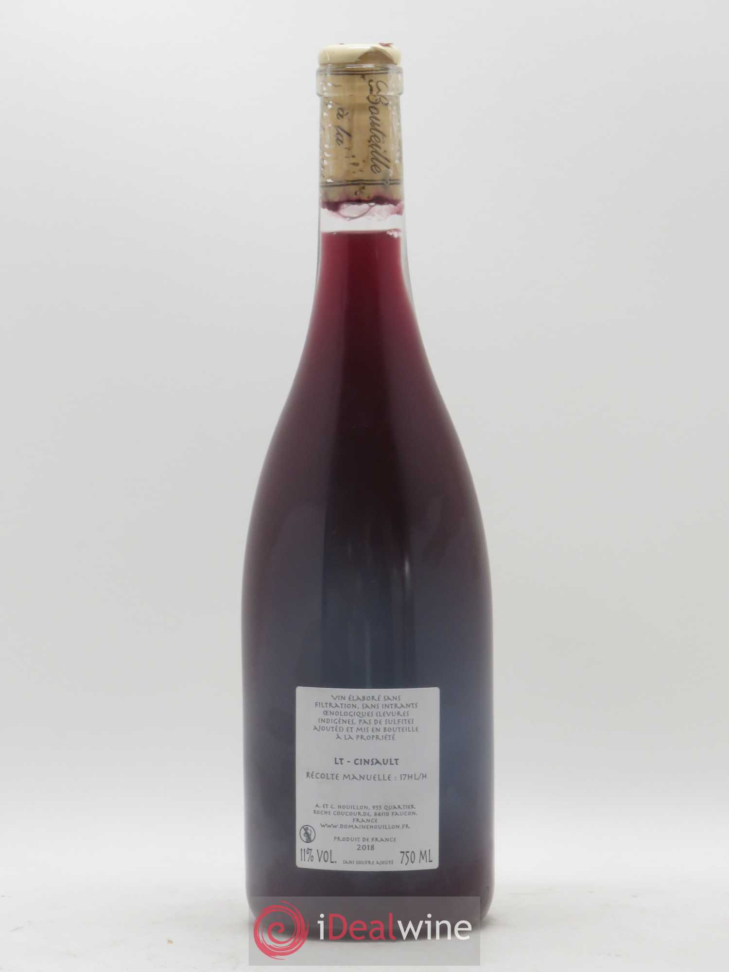 Vin de France Cinsault Aurélien et Charlotte Houillon 2018 - Posten von 1 Flasche - 1