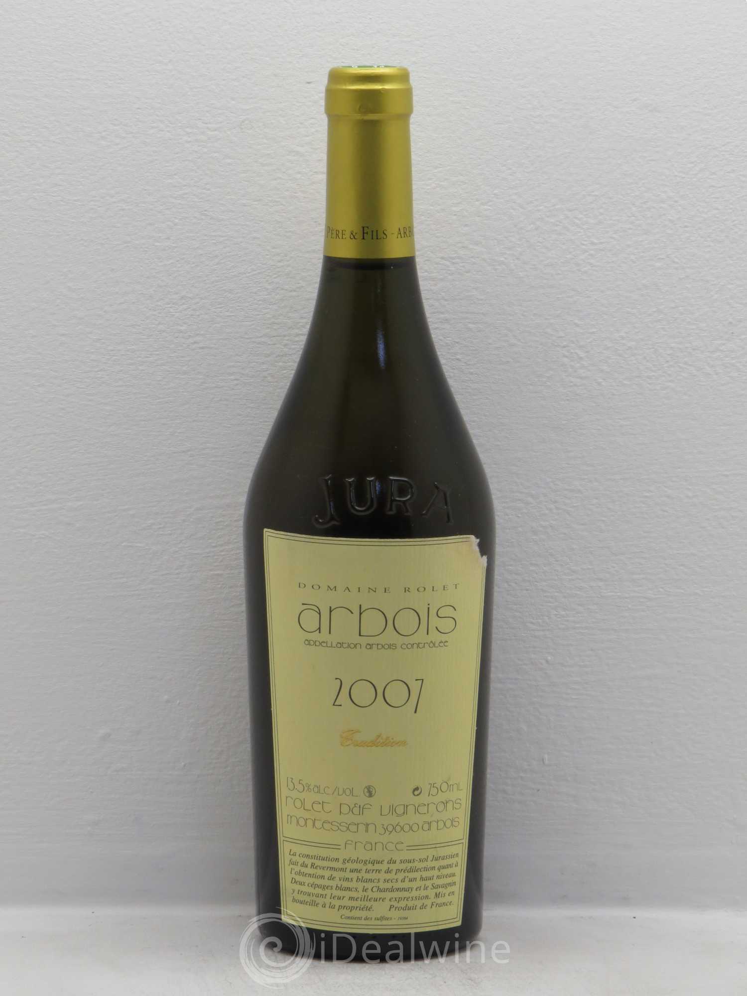 Arbois Tradition Rolet 2007 - Posten von 1 Flasche - 0