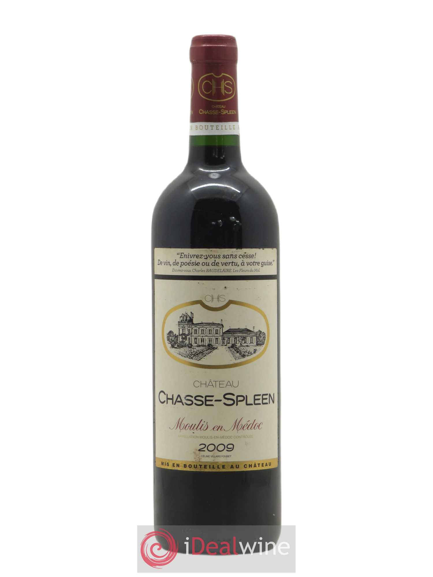 Château Chasse Spleen 2009 - Posten von 1 Flasche - 0