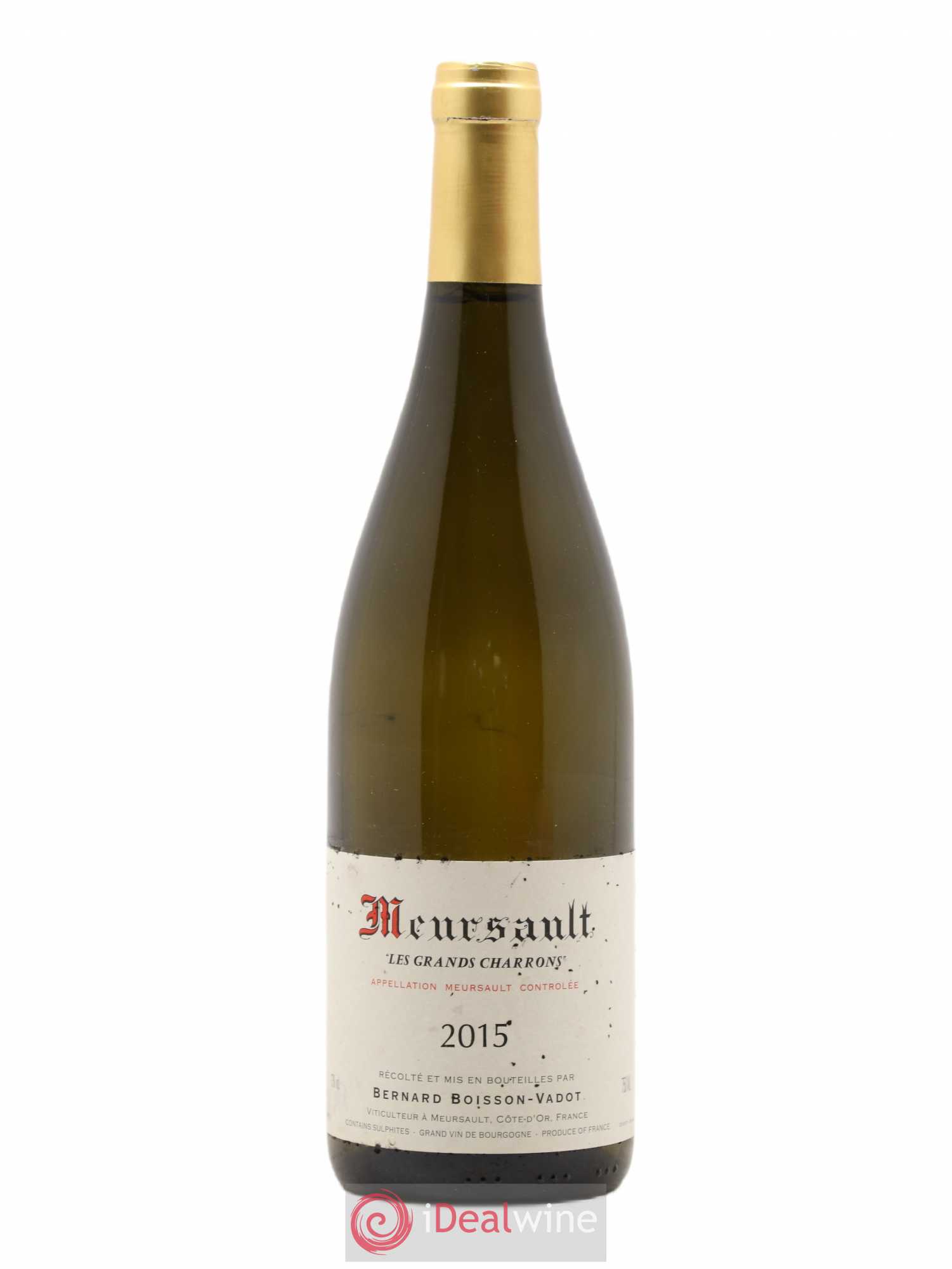 Meursault Les Grands Charrons Boisson-Vadot (Domaine) 2015 - Lot de 1 bouteille - 0