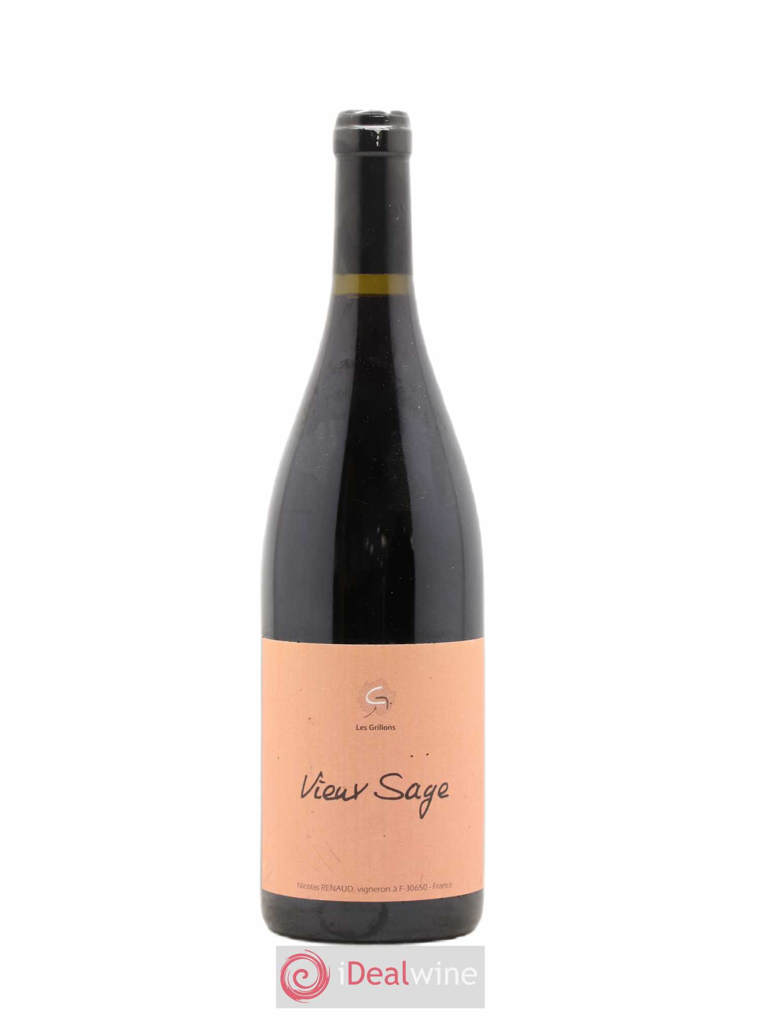 Vin de France Vieux sage Clos des grillons 2016 - Posten von 1 Flasche - 0