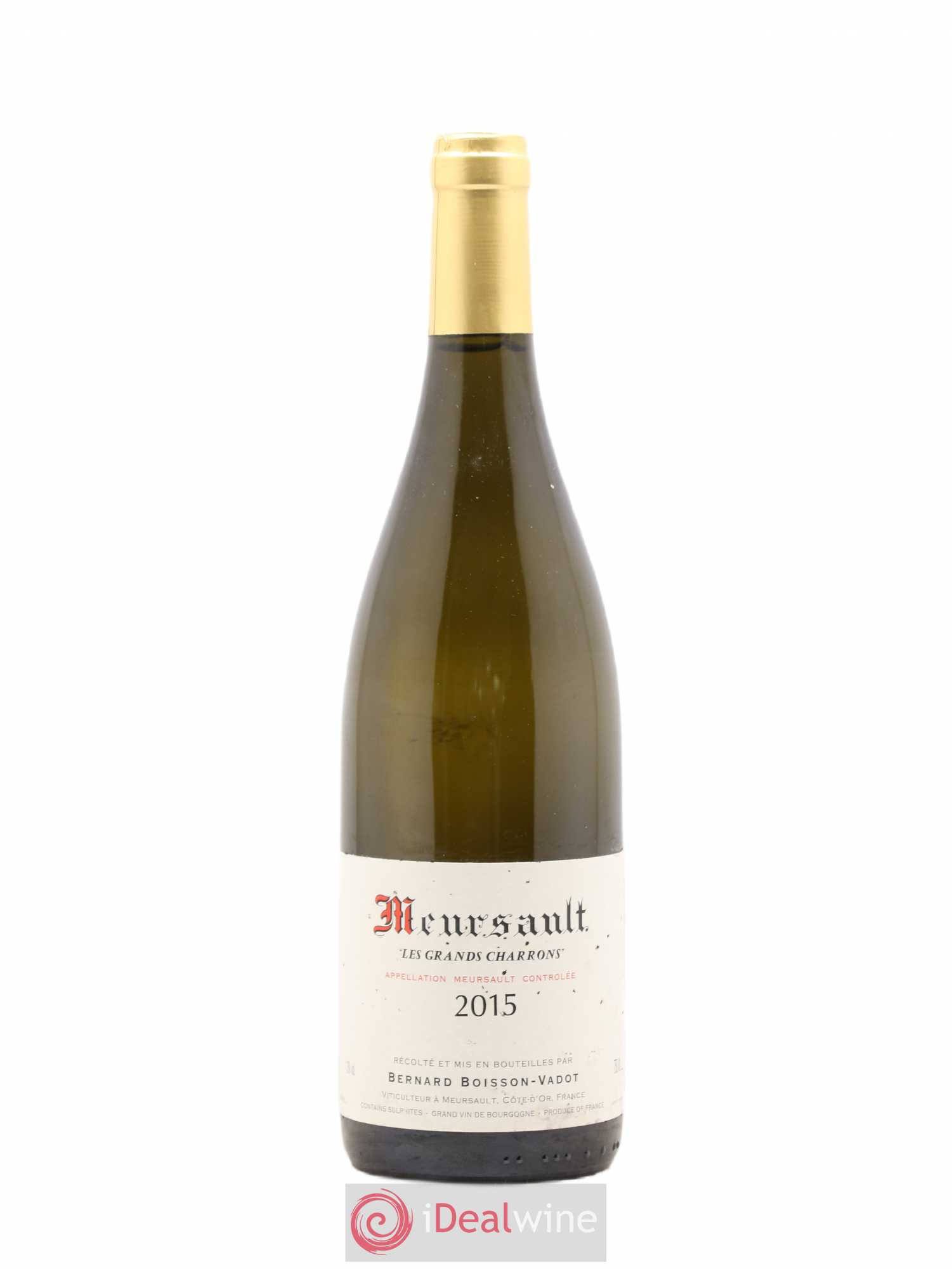 Meursault Les Grands Charrons Pierre Boisson (Domaine) 2015 - Lot de 1 bouteille - 0