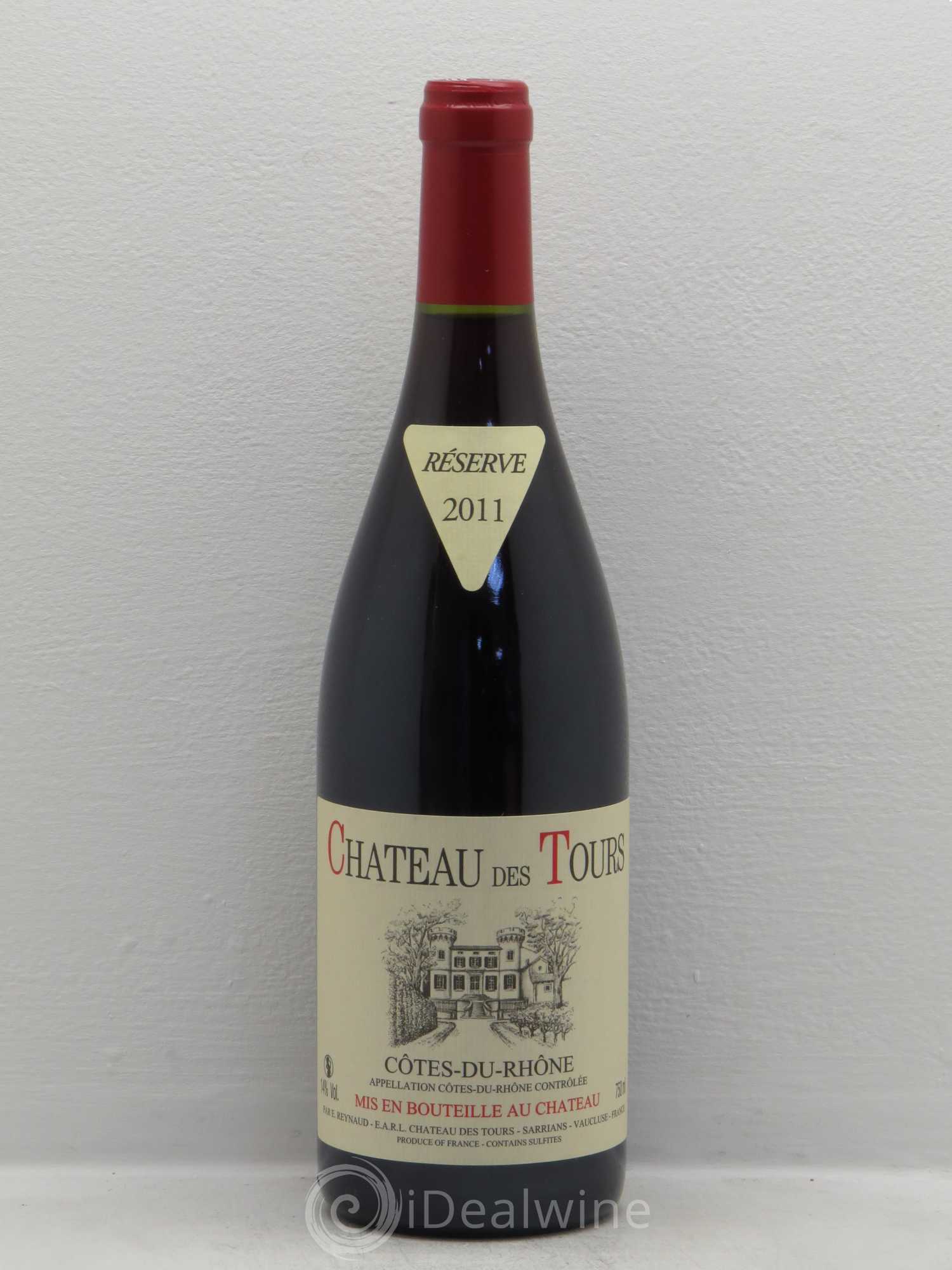Côtes-du-Rhône Château des Tours Emmanuel Reynaud 2011 - Lot de 1 bouteille - 0