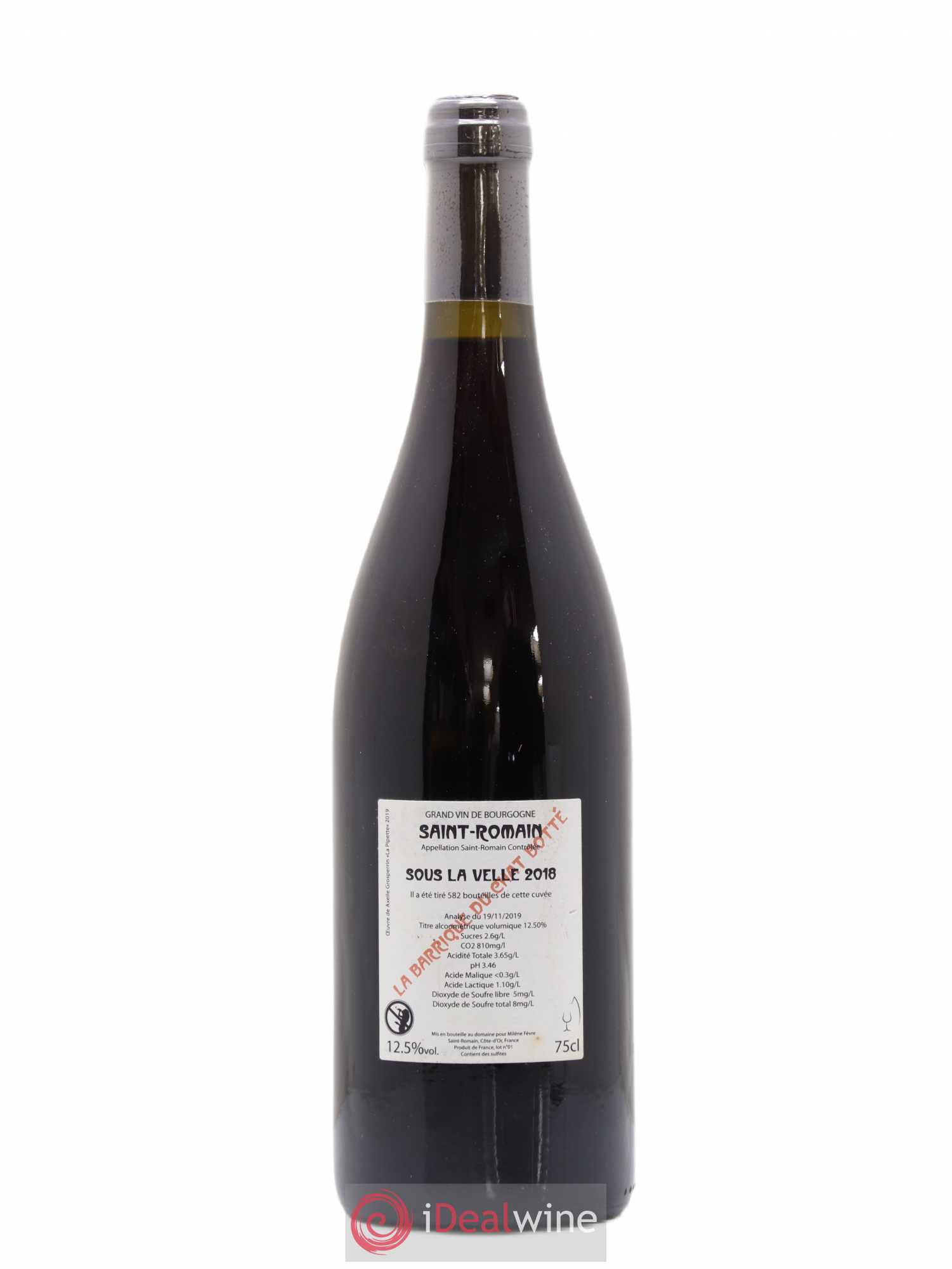 Saint-Romain Sous La Velle Barrique Du Chat Botte 2018 - Posten von 1 Flasche - 1