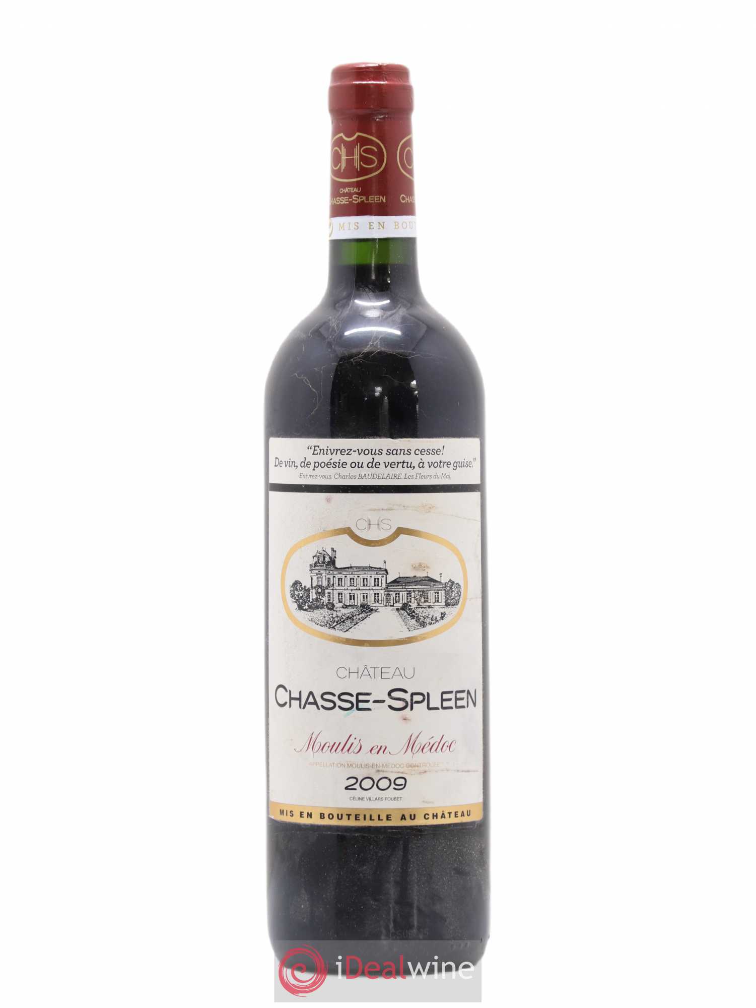 Château Chasse Spleen 2009 - Lot de 1 bouteille - 0