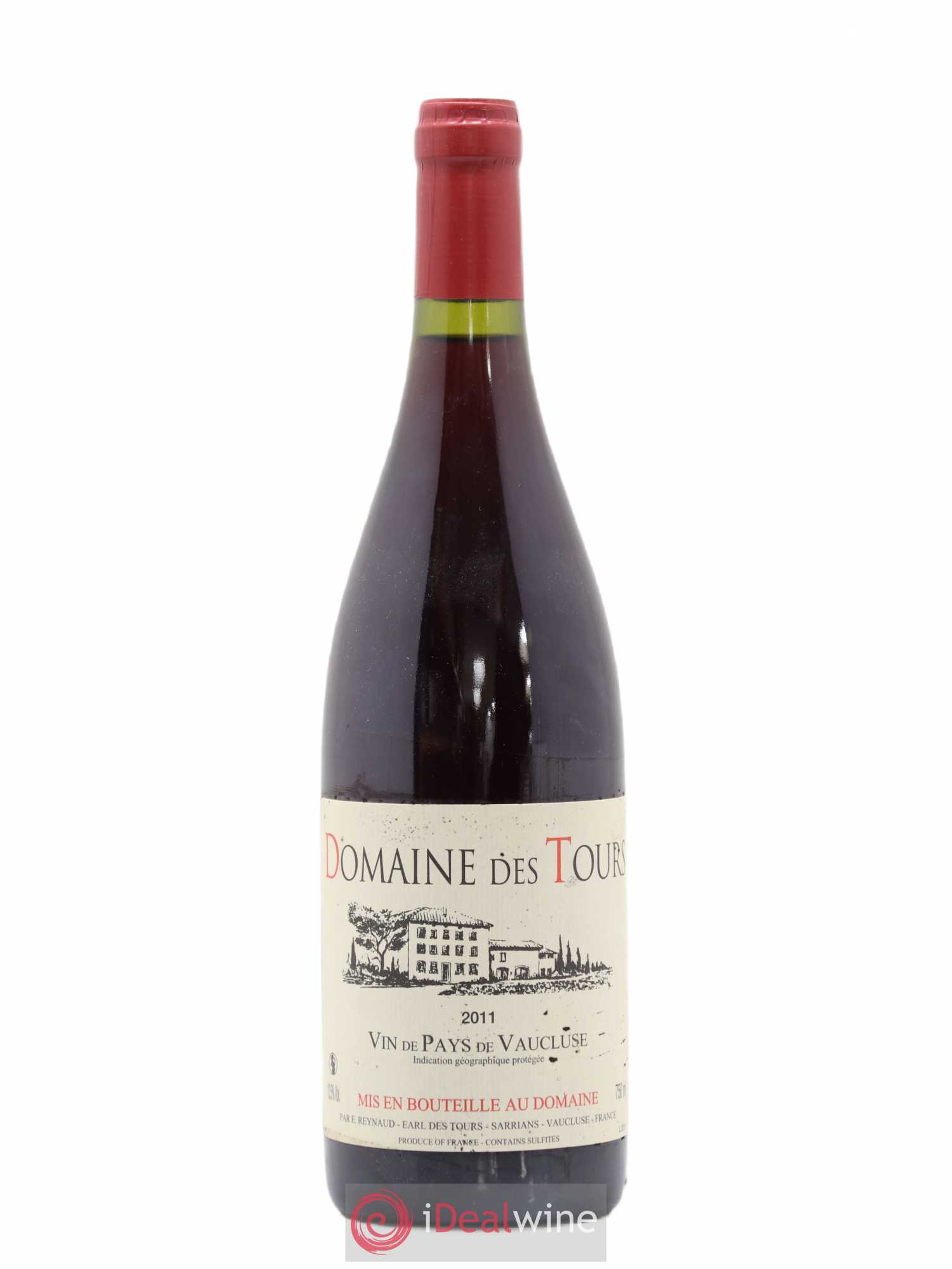 Vaucluse (Vin de Pays de Vaucluse) Domaine des Tours Emmanuel Reynaud 2011 - Lot de 1 bouteille - 0